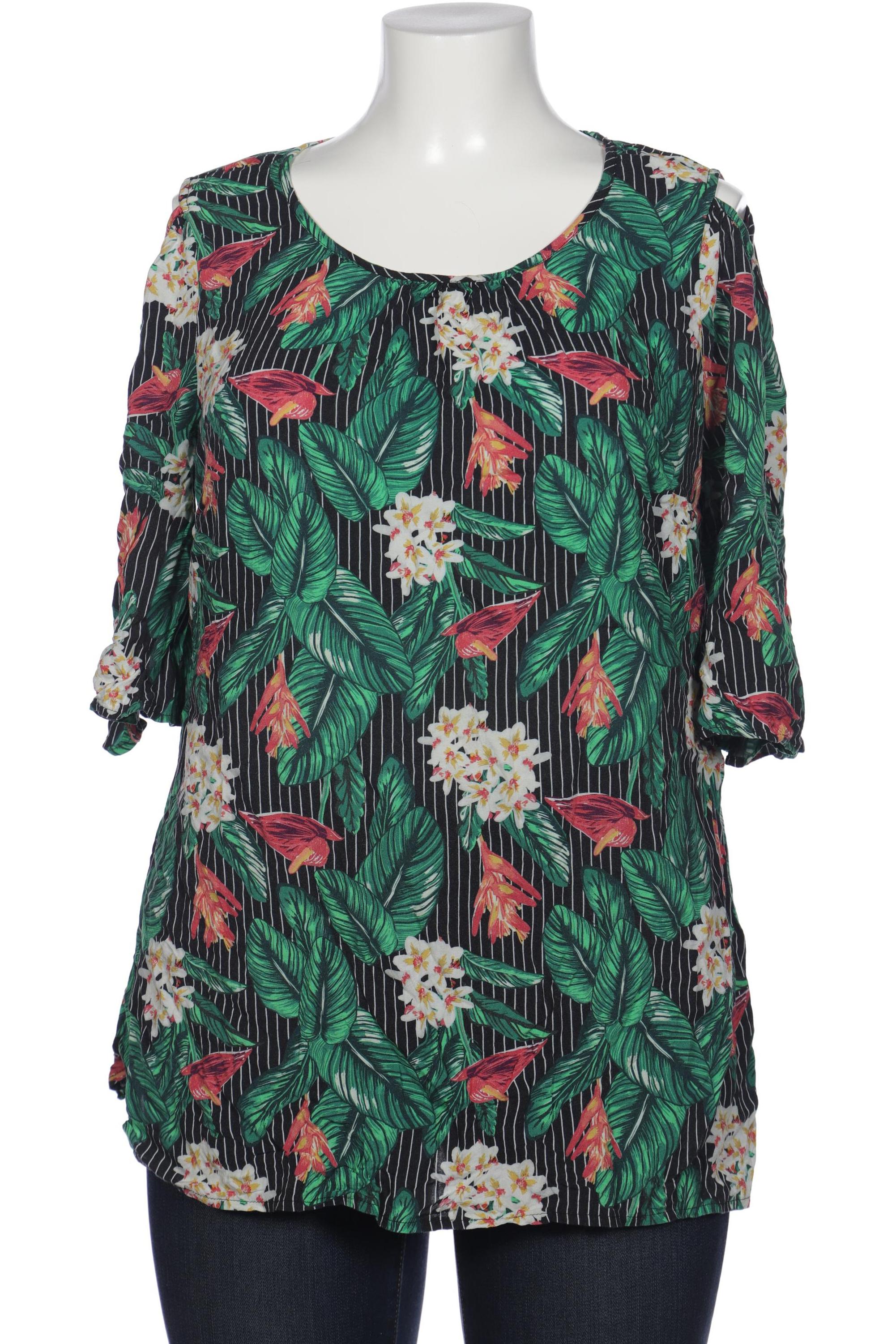 

sheego Damen Bluse, mehrfarbig, Gr. 44