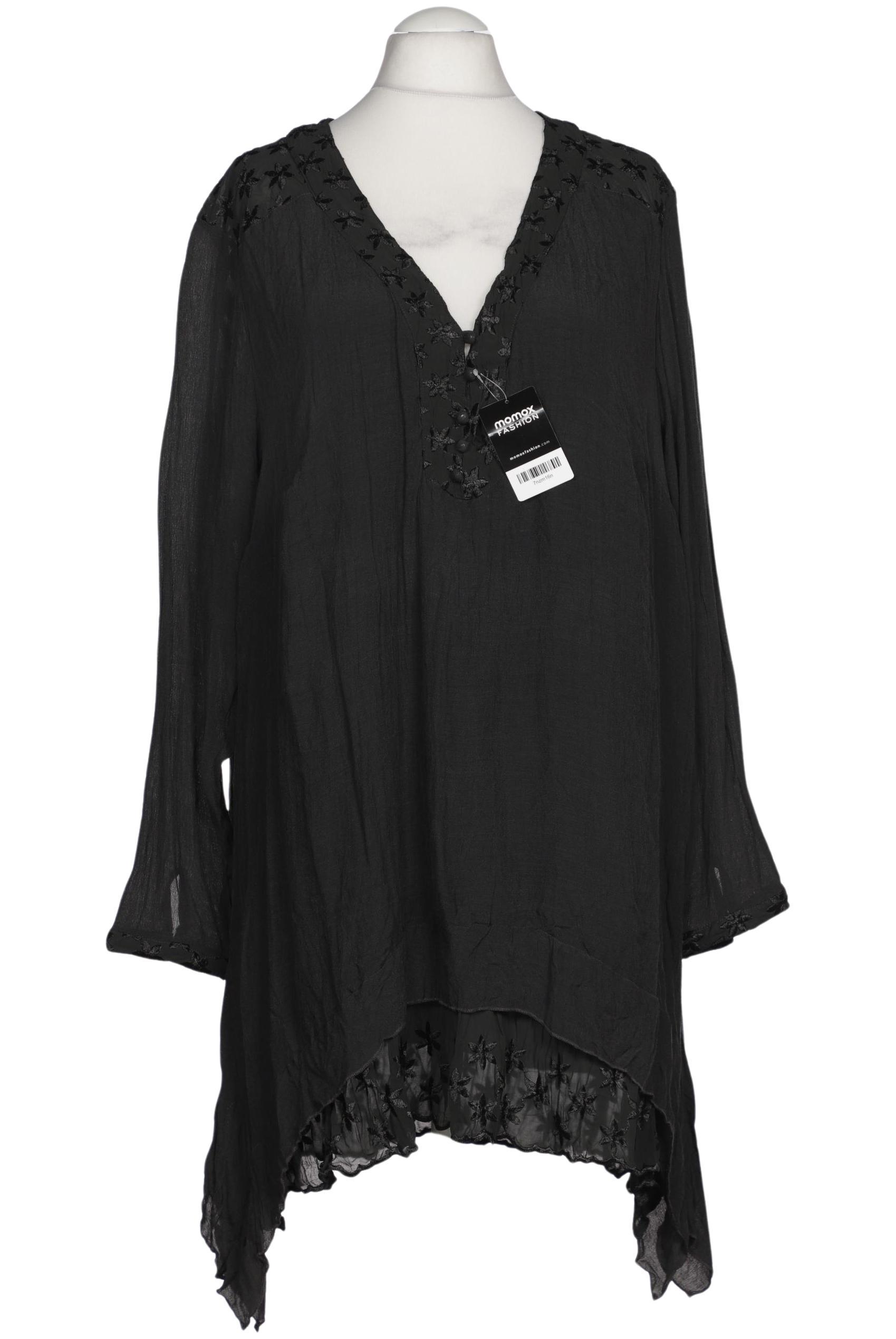 

sheego Damen Bluse, schwarz, Gr. 56