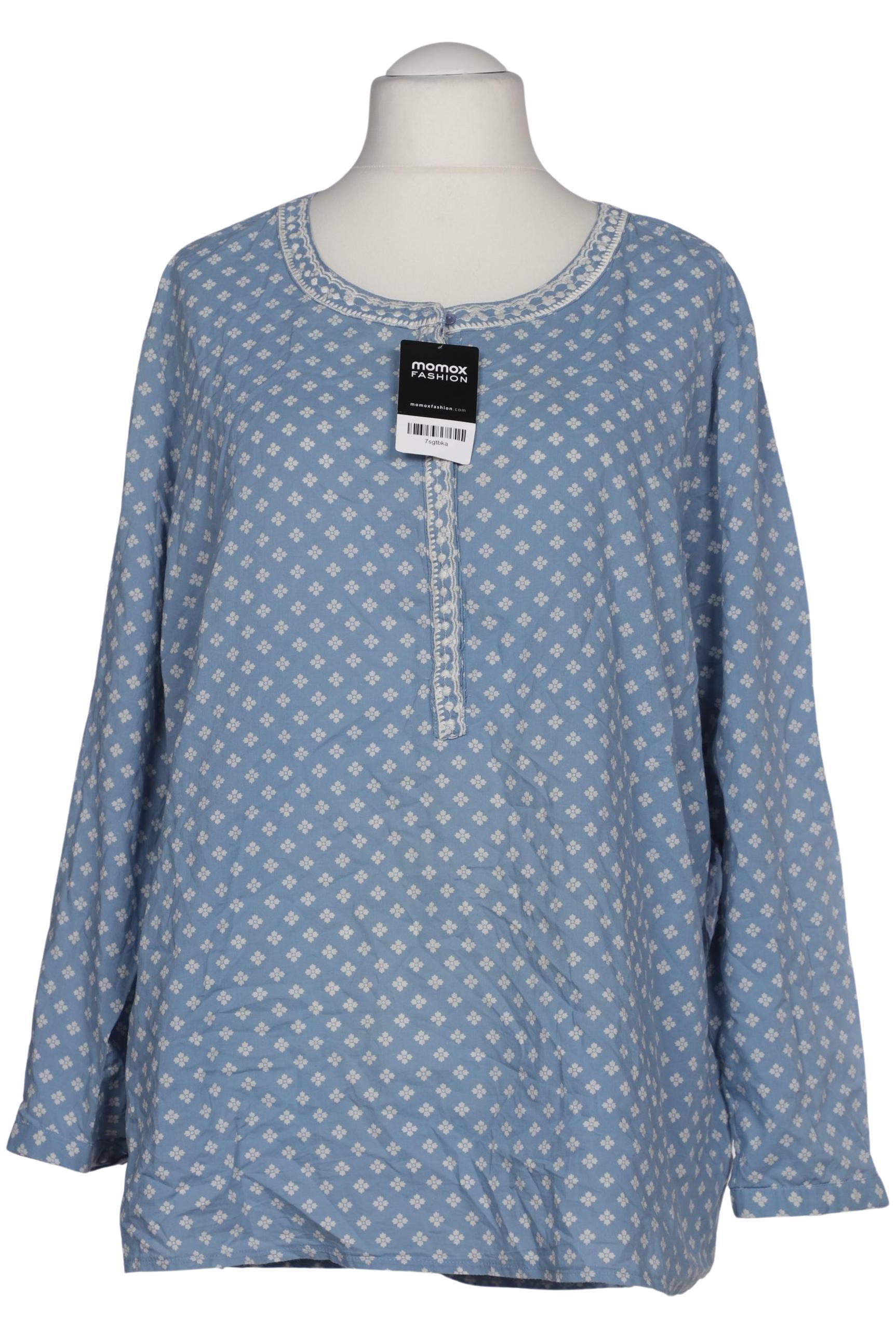 

sheego Damen Bluse, blau, Gr. 54
