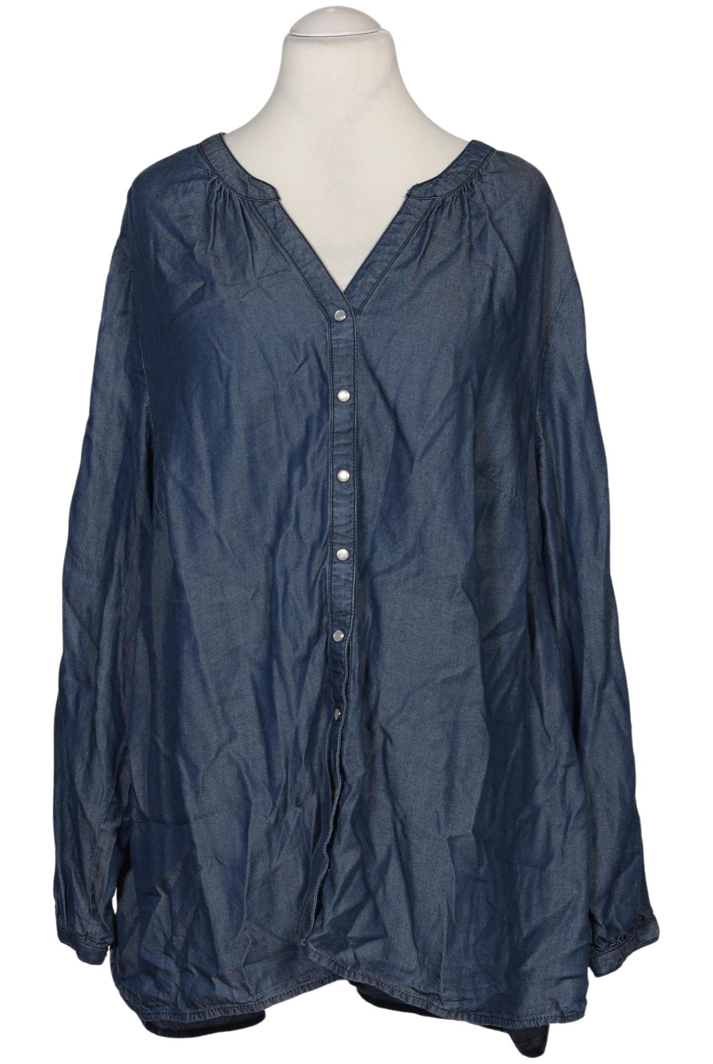 

sheego Damen Bluse, blau, Gr. 50