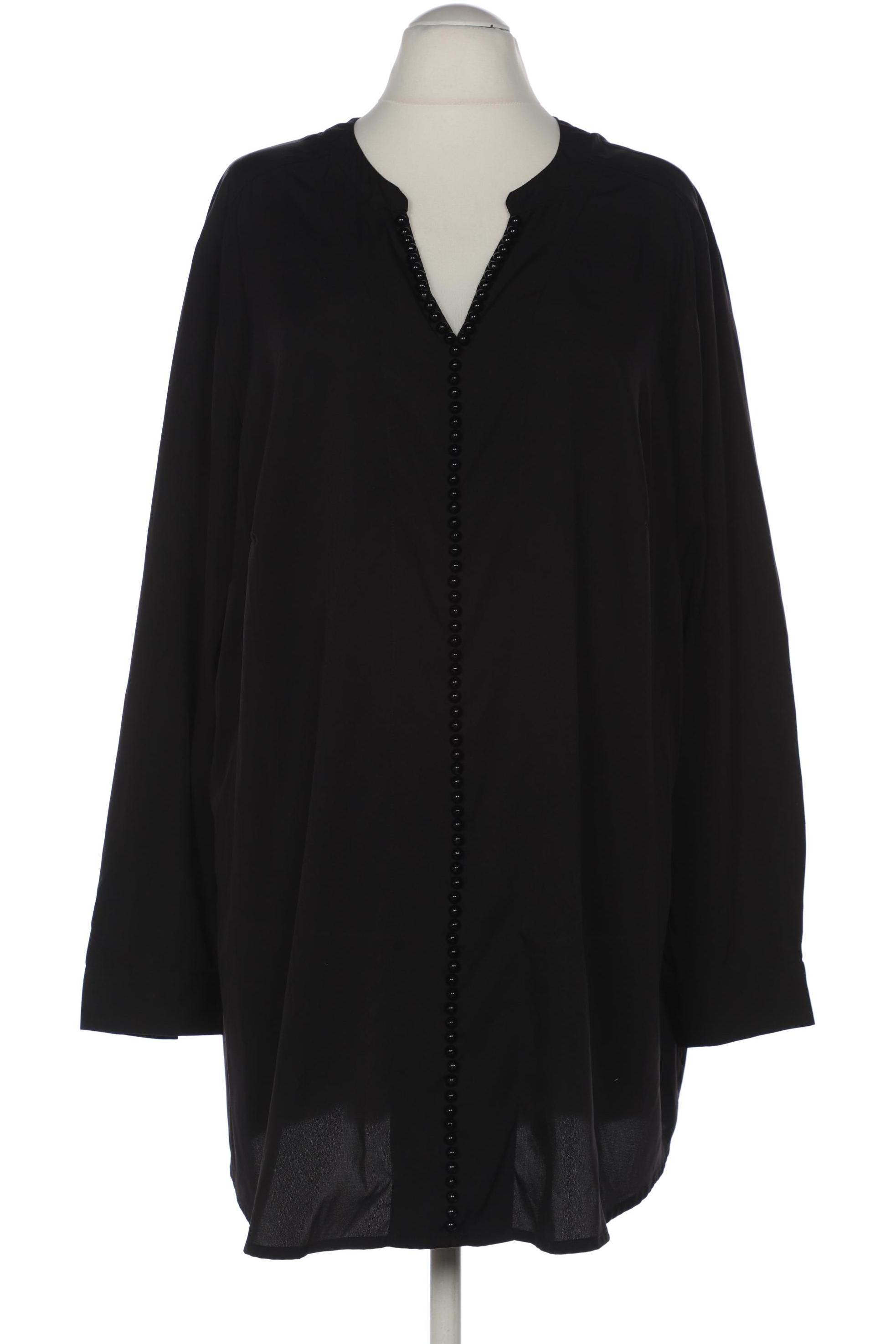 

sheego Damen Bluse, schwarz, Gr. 54