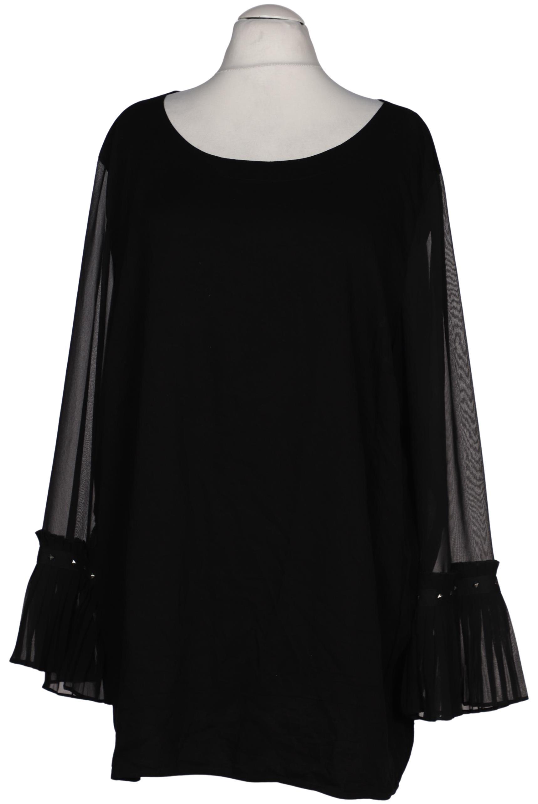 

sheego Damen Bluse, schwarz, Gr. 56