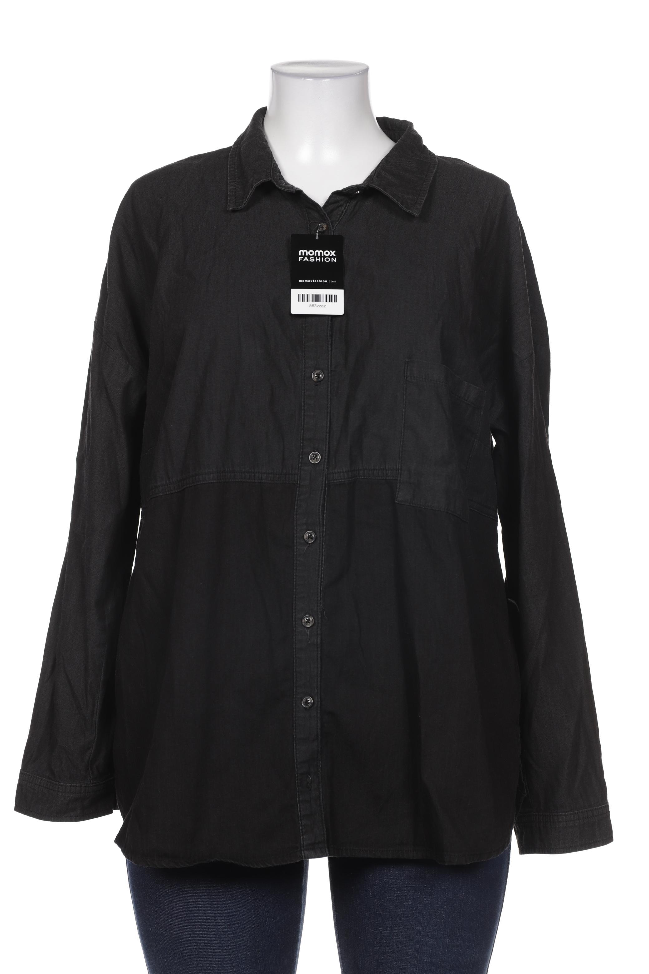 

sheego Damen Bluse, schwarz, Gr. 46