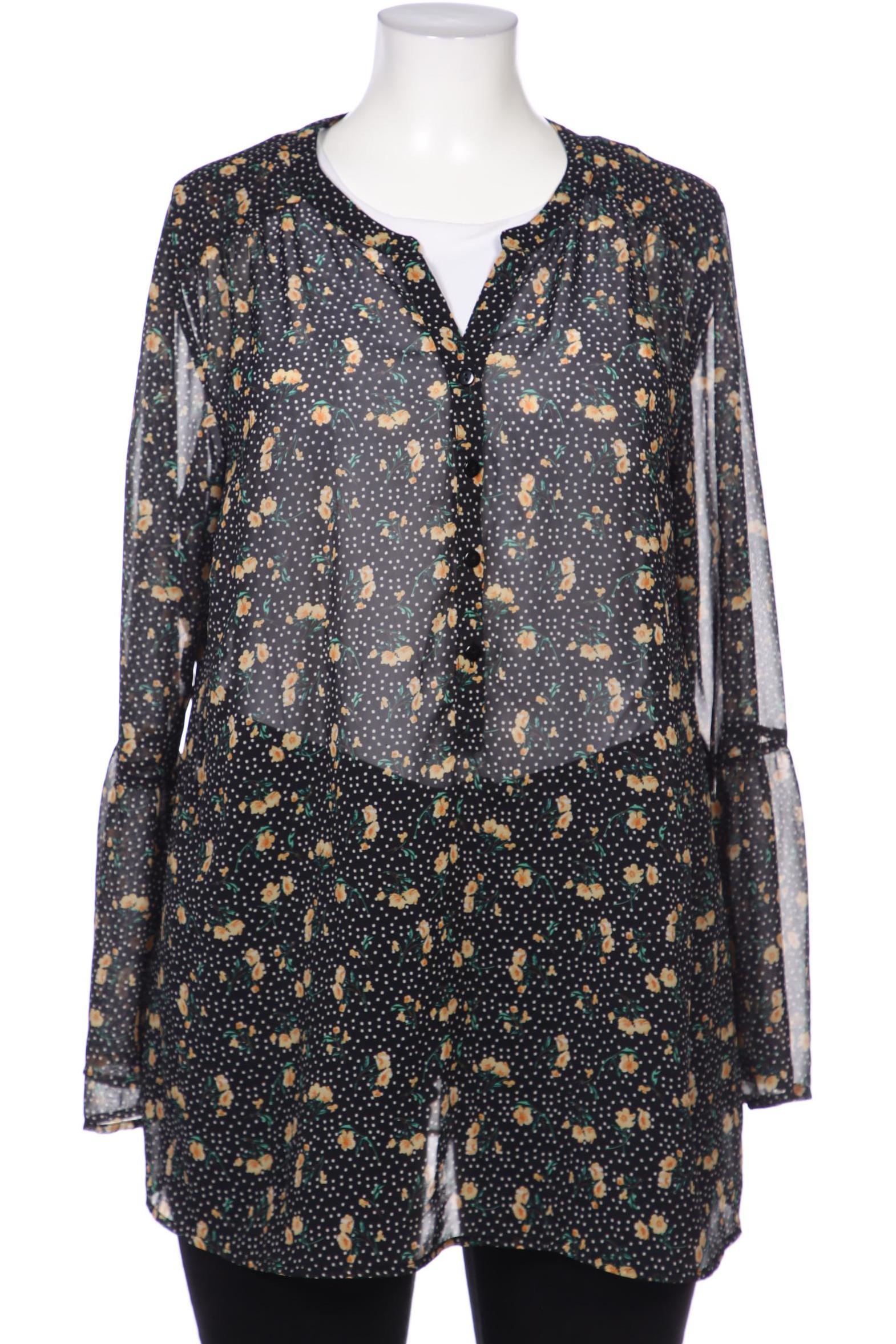 

sheego Damen Bluse, schwarz