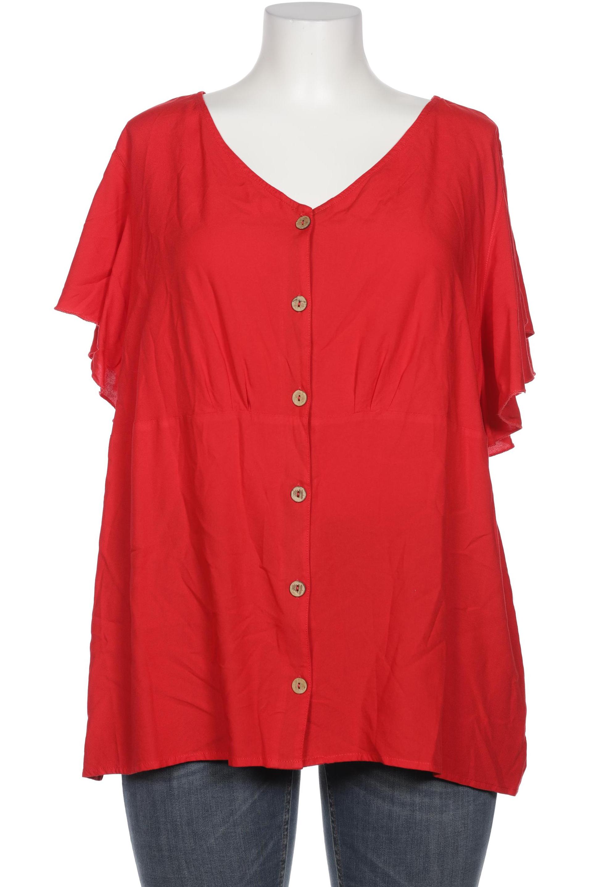 

sheego Damen Bluse, rot, Gr. 48