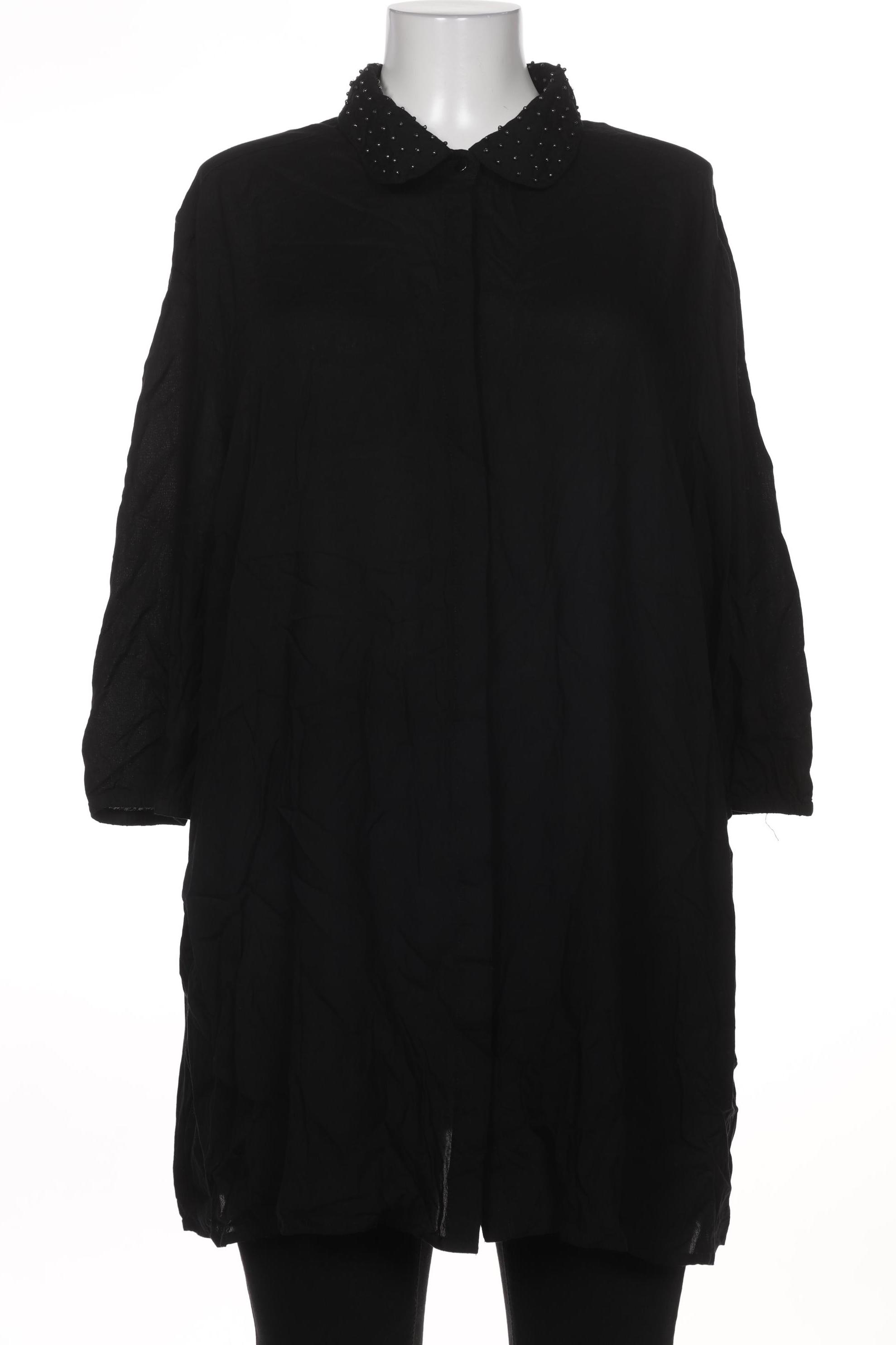 

sheego Damen Bluse, schwarz, Gr. 52