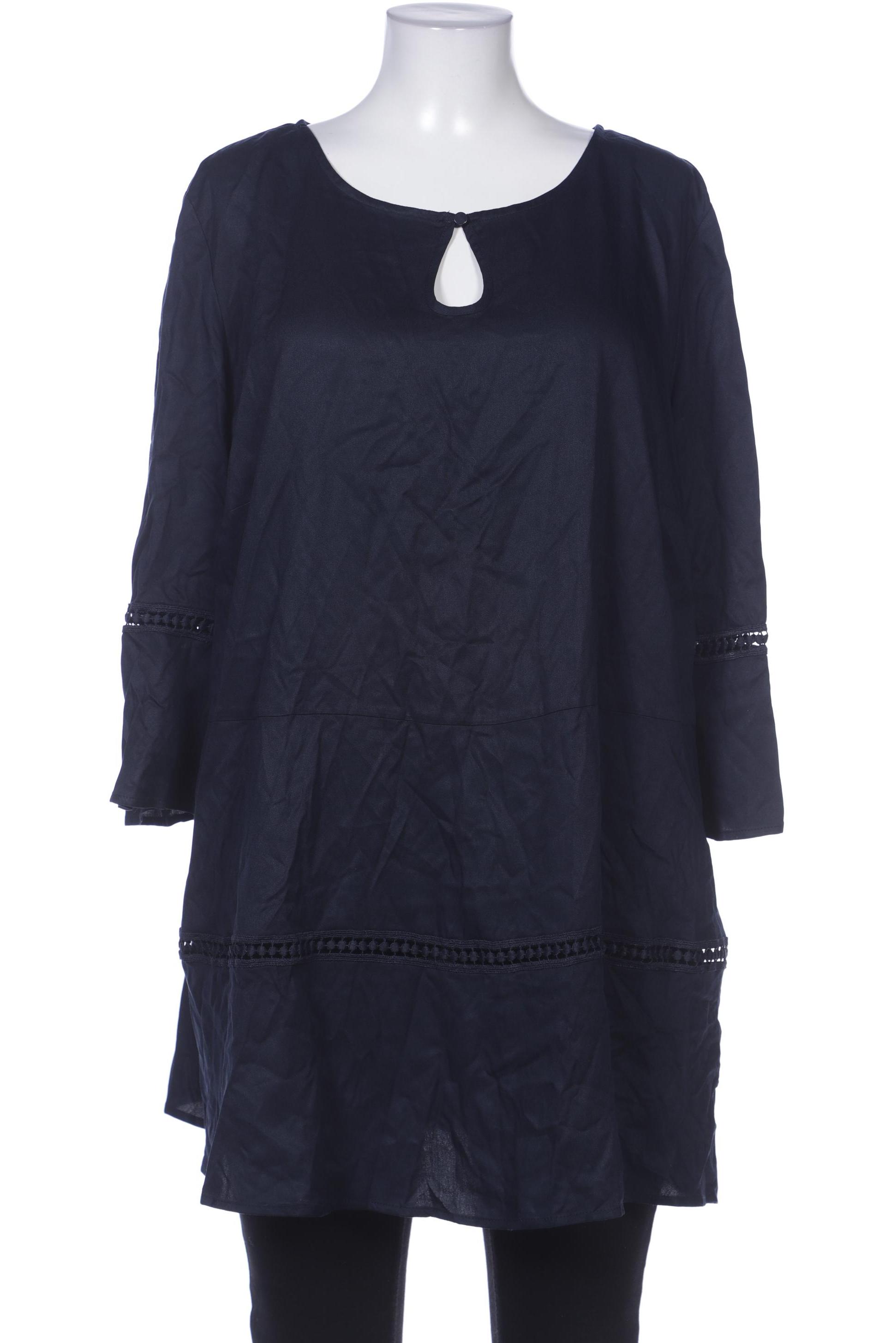 

sheego Damen Bluse, marineblau, Gr. 50