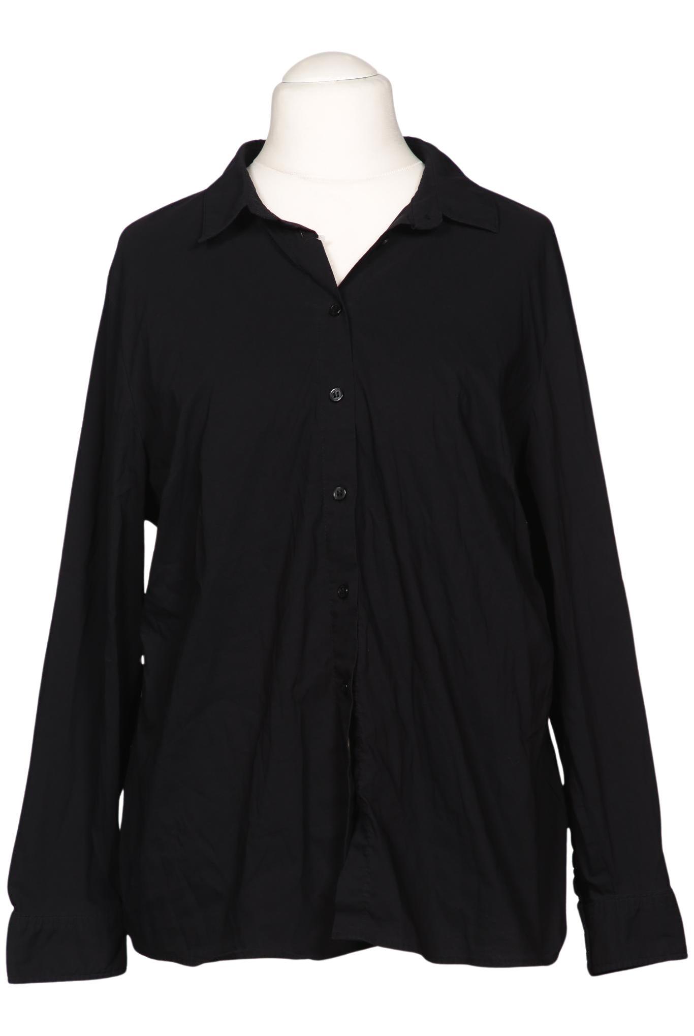 

sheego Damen Bluse, schwarz, Gr. 48