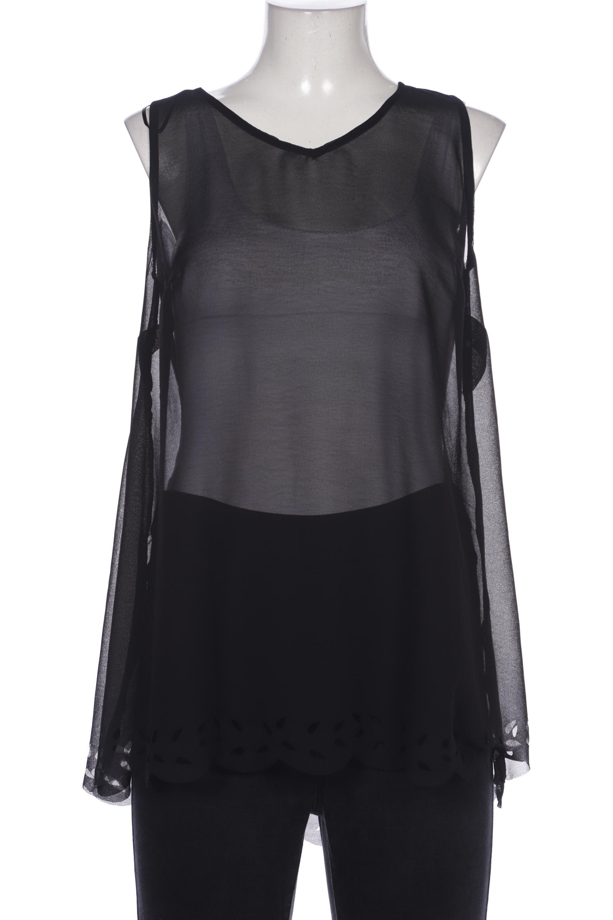 

sheego Damen Bluse, schwarz, Gr. 42