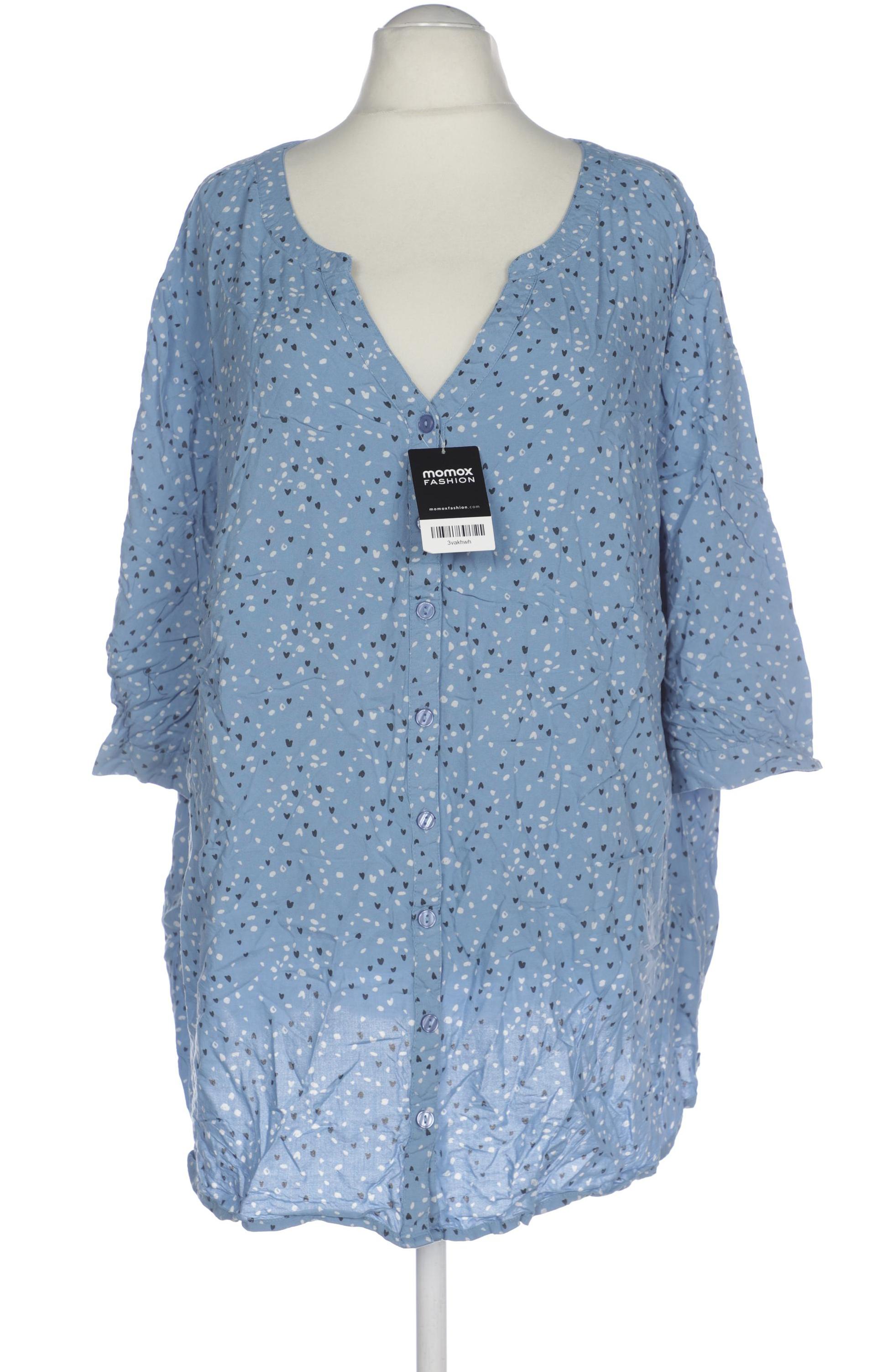 

sheego Damen Bluse, blau