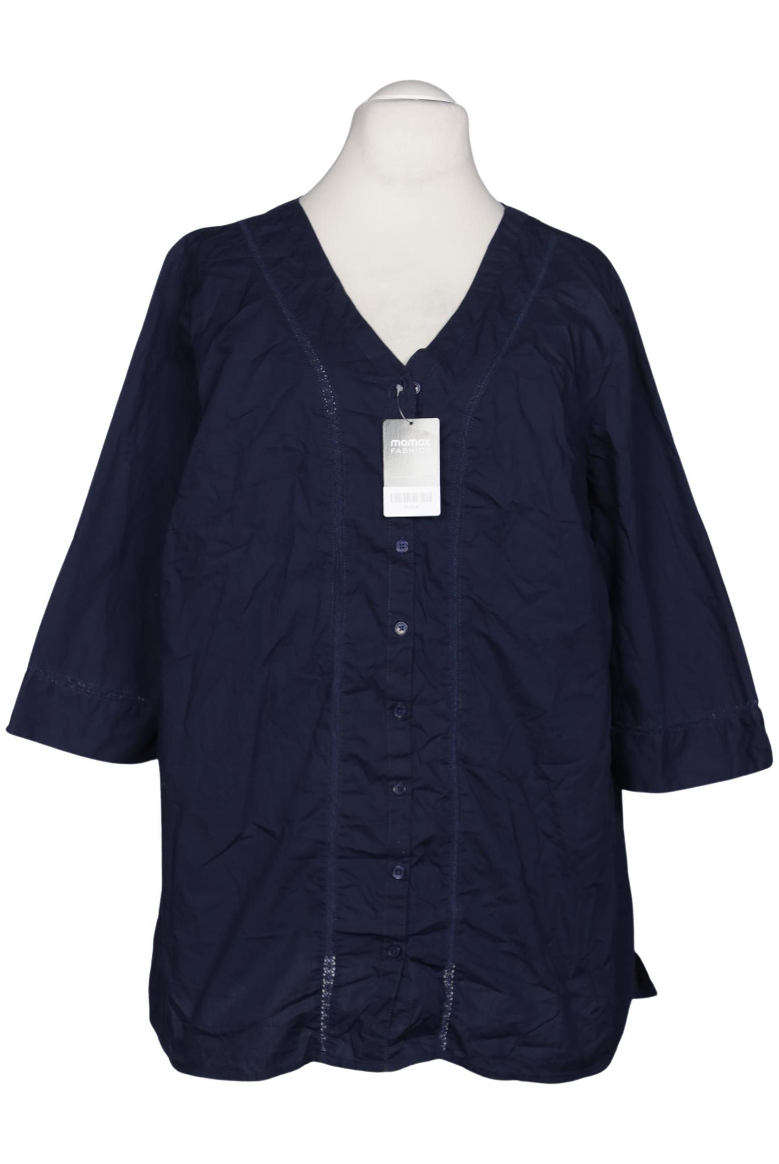 

sheego Damen Bluse, marineblau, Gr. 54