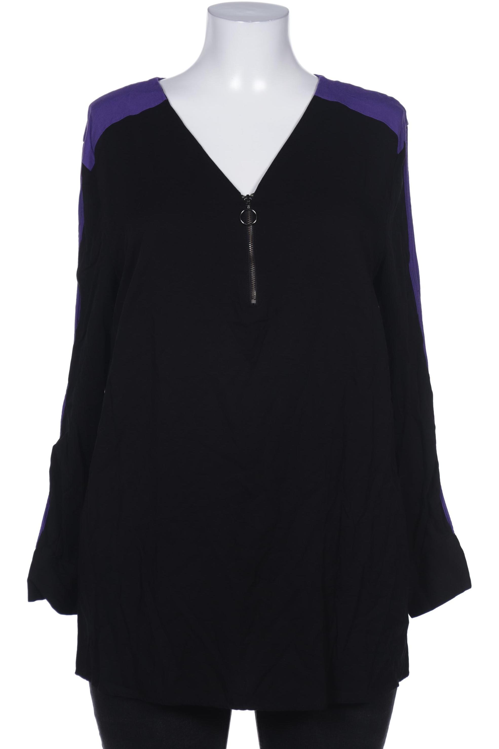 

sheego Damen Bluse, schwarz