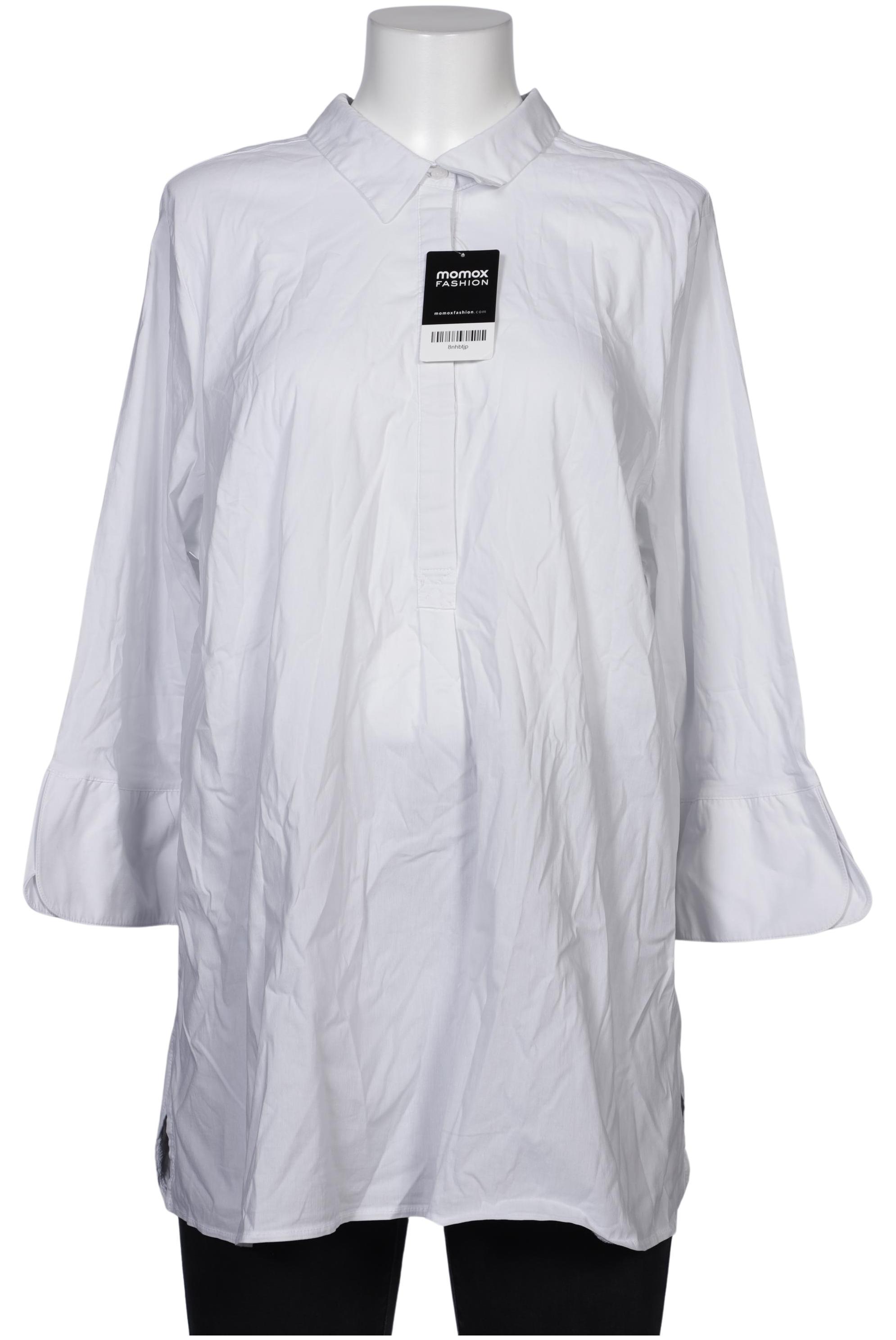 

sheego Damen Bluse, weiß, Gr. 50