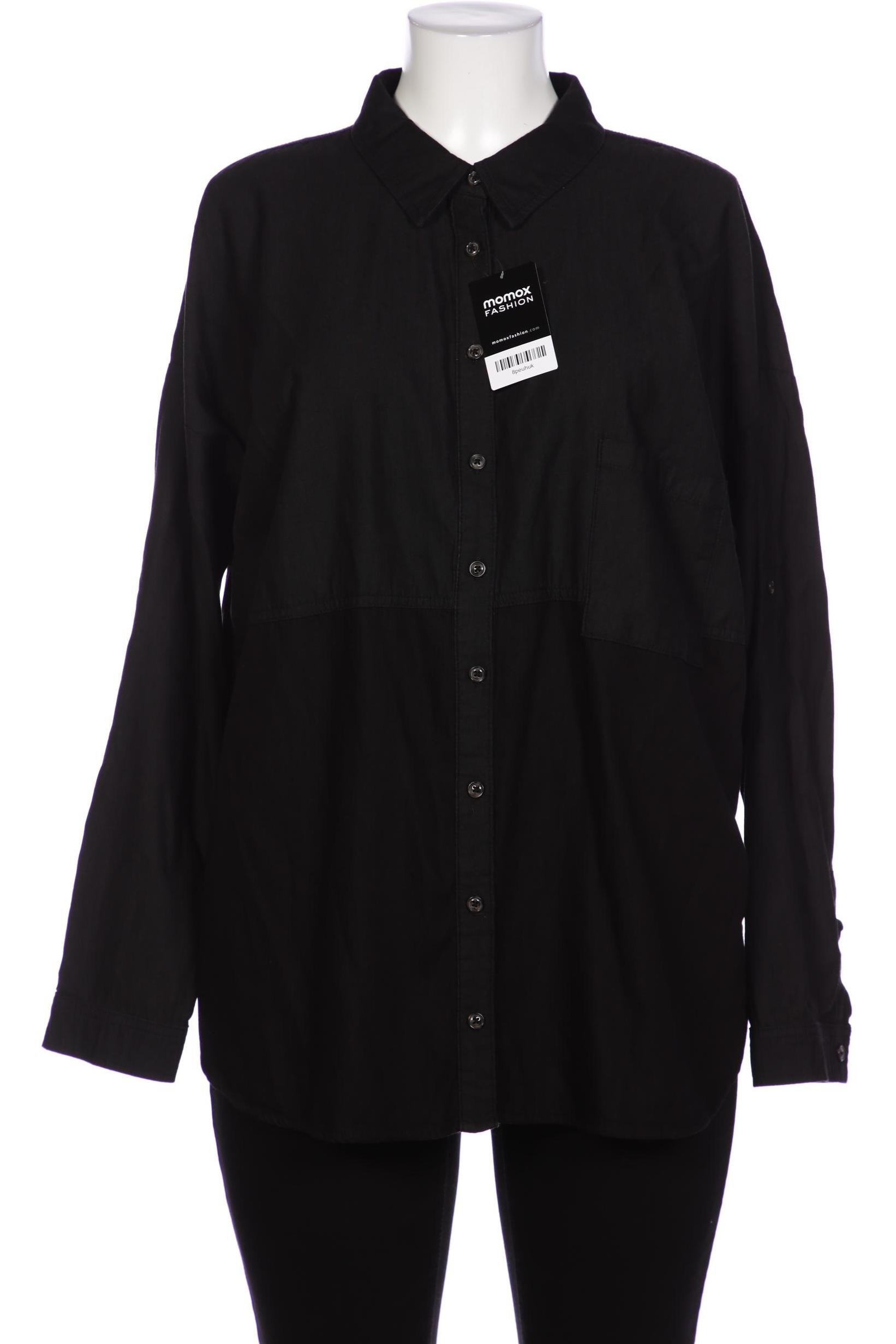 

sheego Damen Bluse, schwarz, Gr. 46