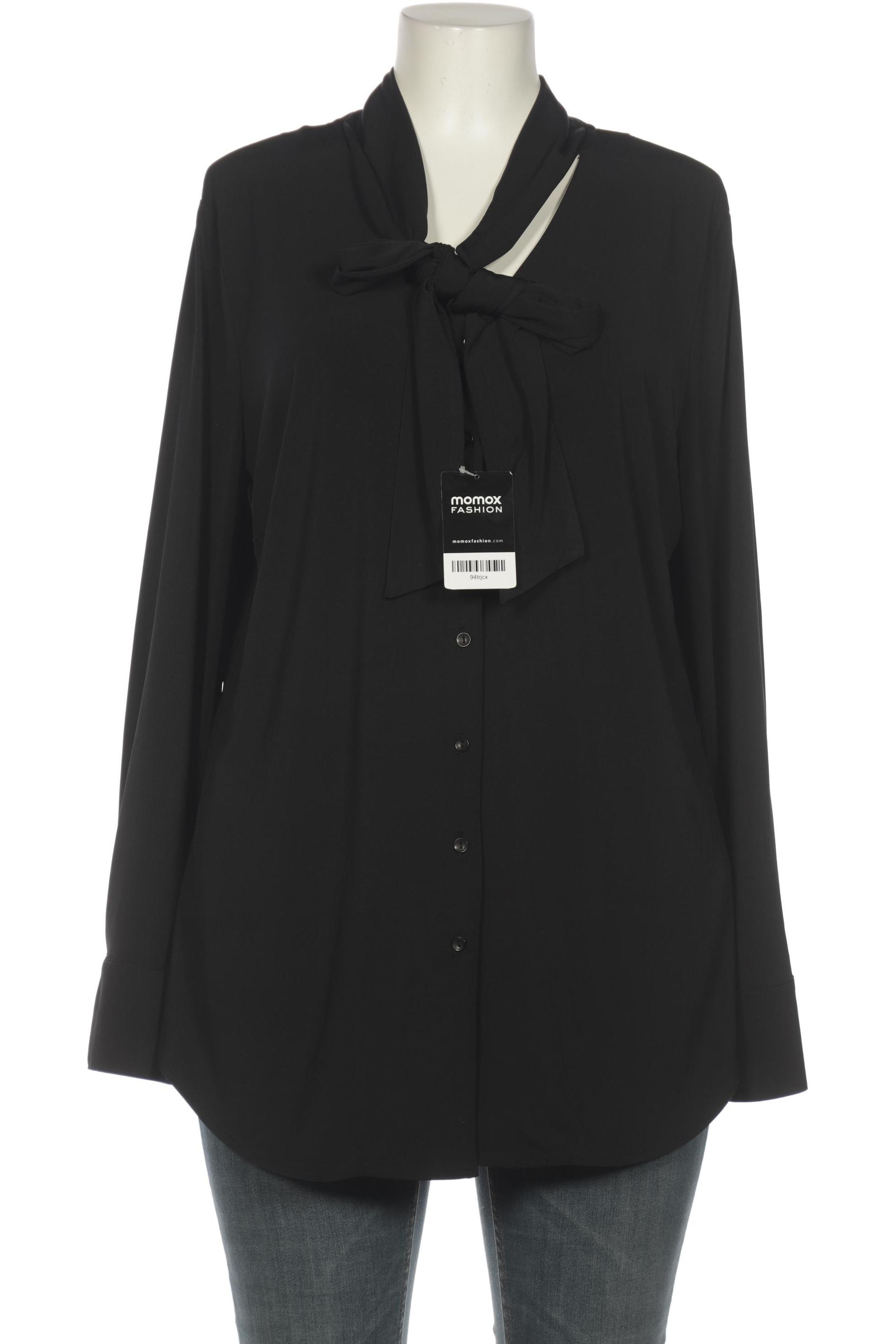 

sheego Damen Bluse, schwarz, Gr. 48