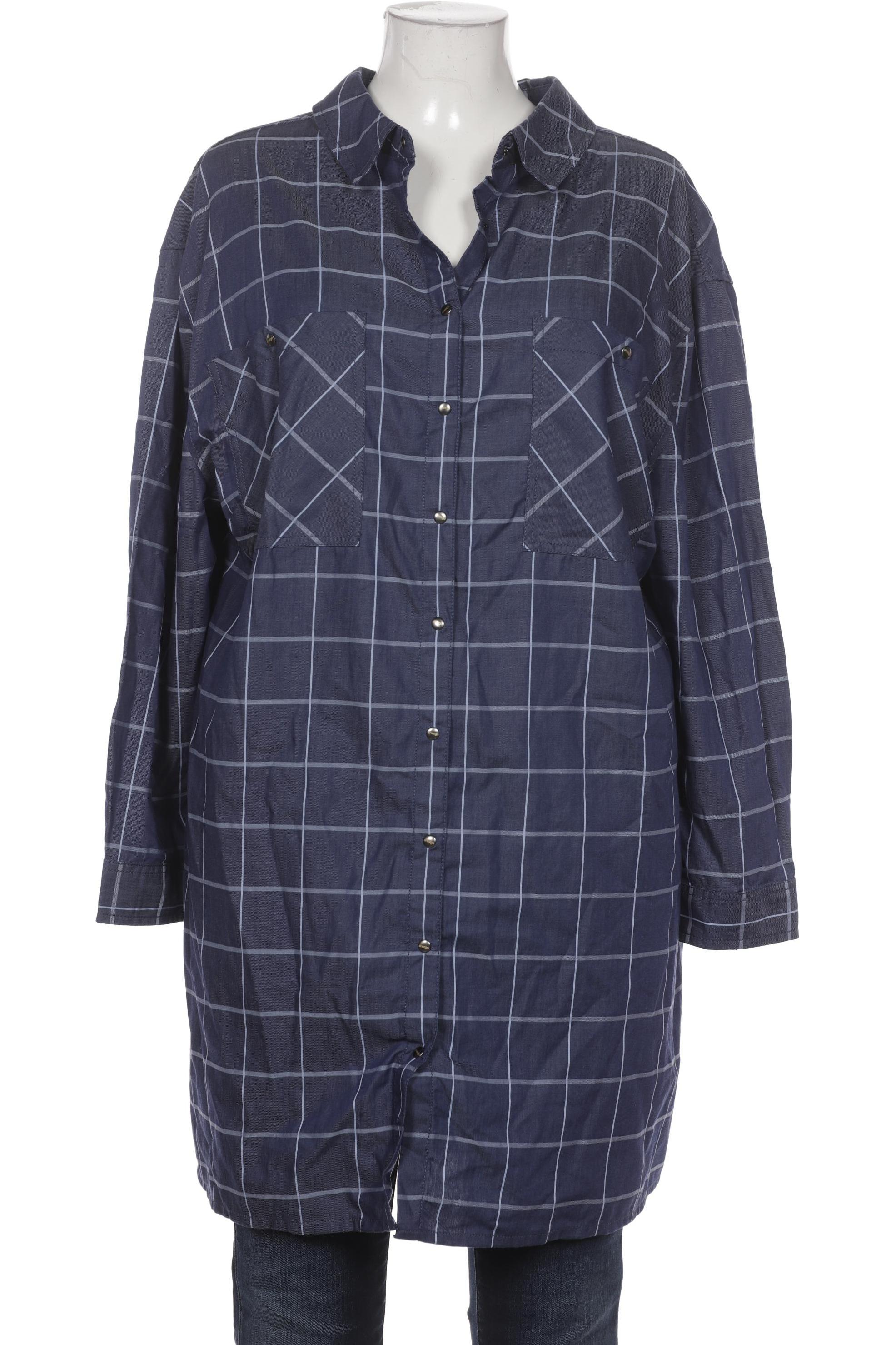 

sheego Damen Bluse, blau, Gr. 50