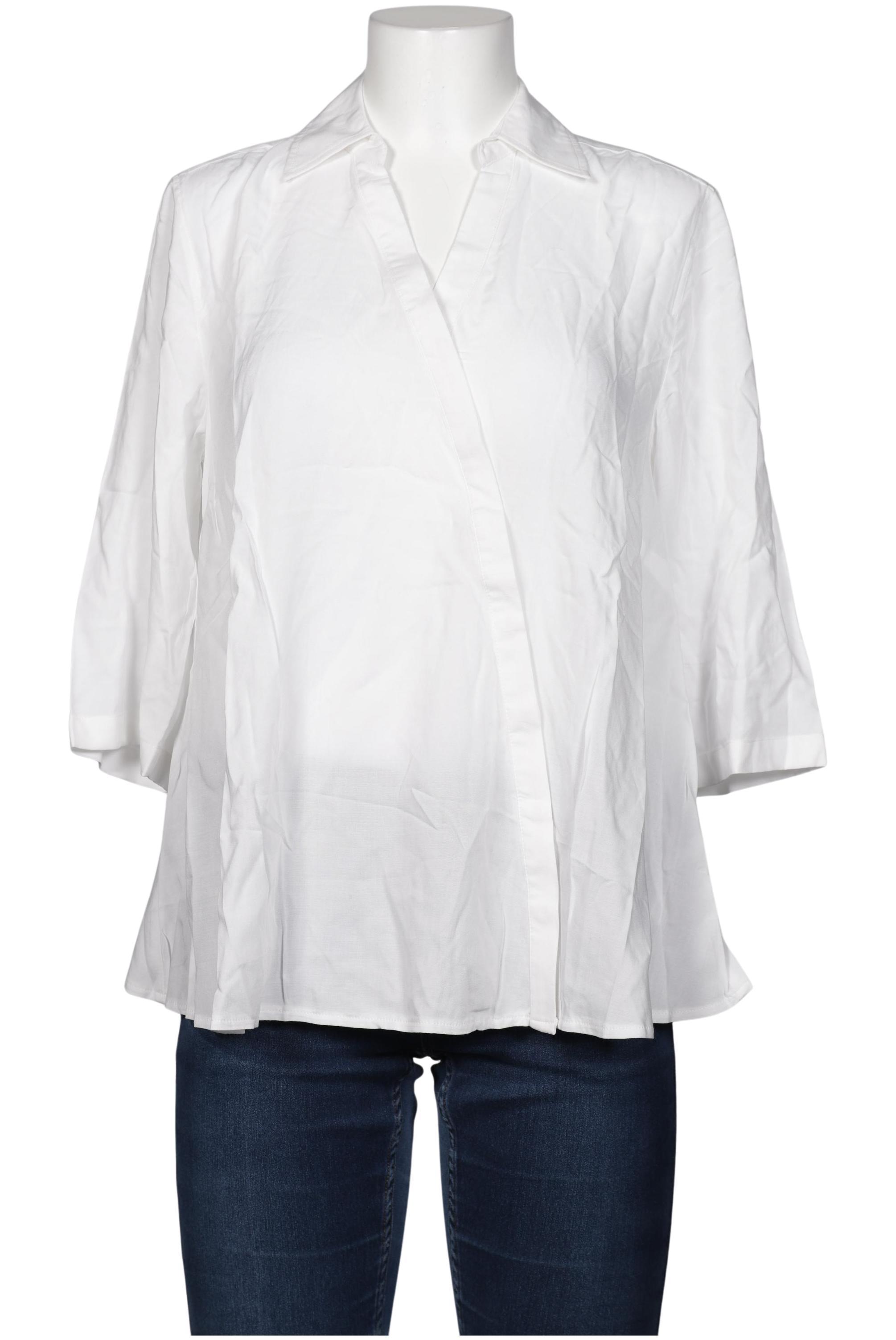 

sheego Damen Bluse, weiß, Gr. 40