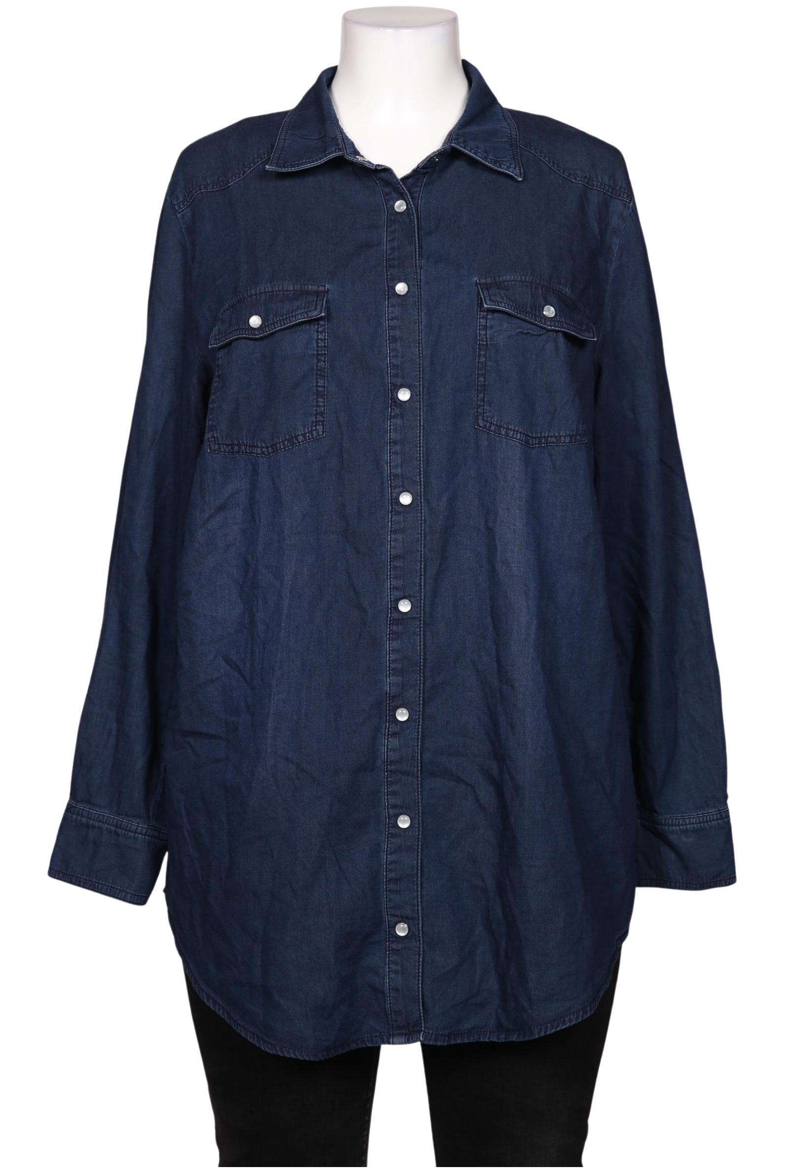 

sheego Damen Bluse, marineblau, Gr. 48