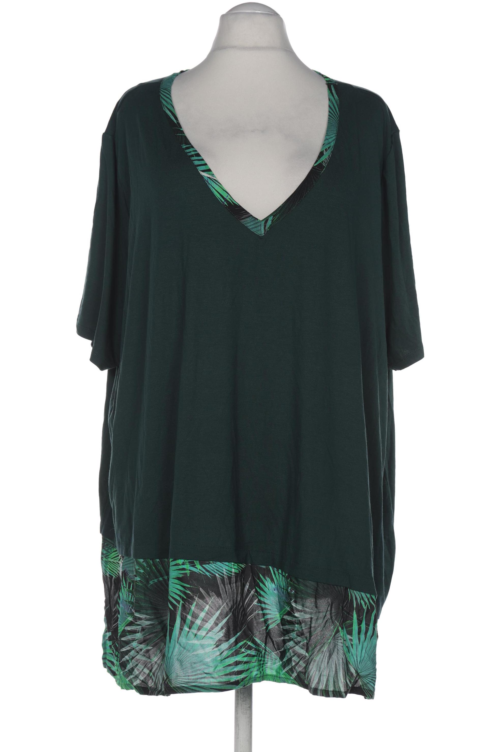 

sheego Damen Bluse, grün, Gr. 56