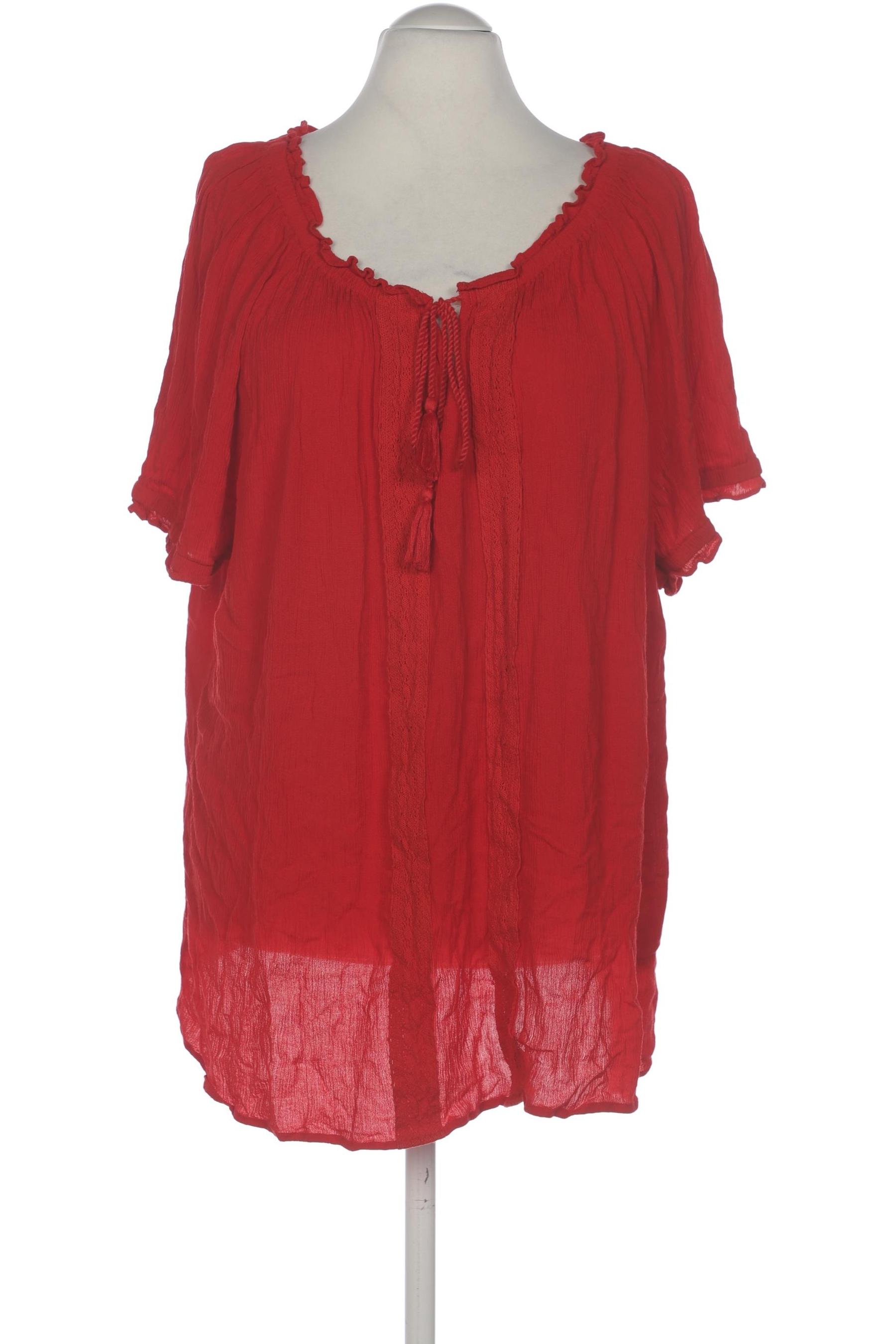 

sheego Damen Bluse, rot, Gr. 54