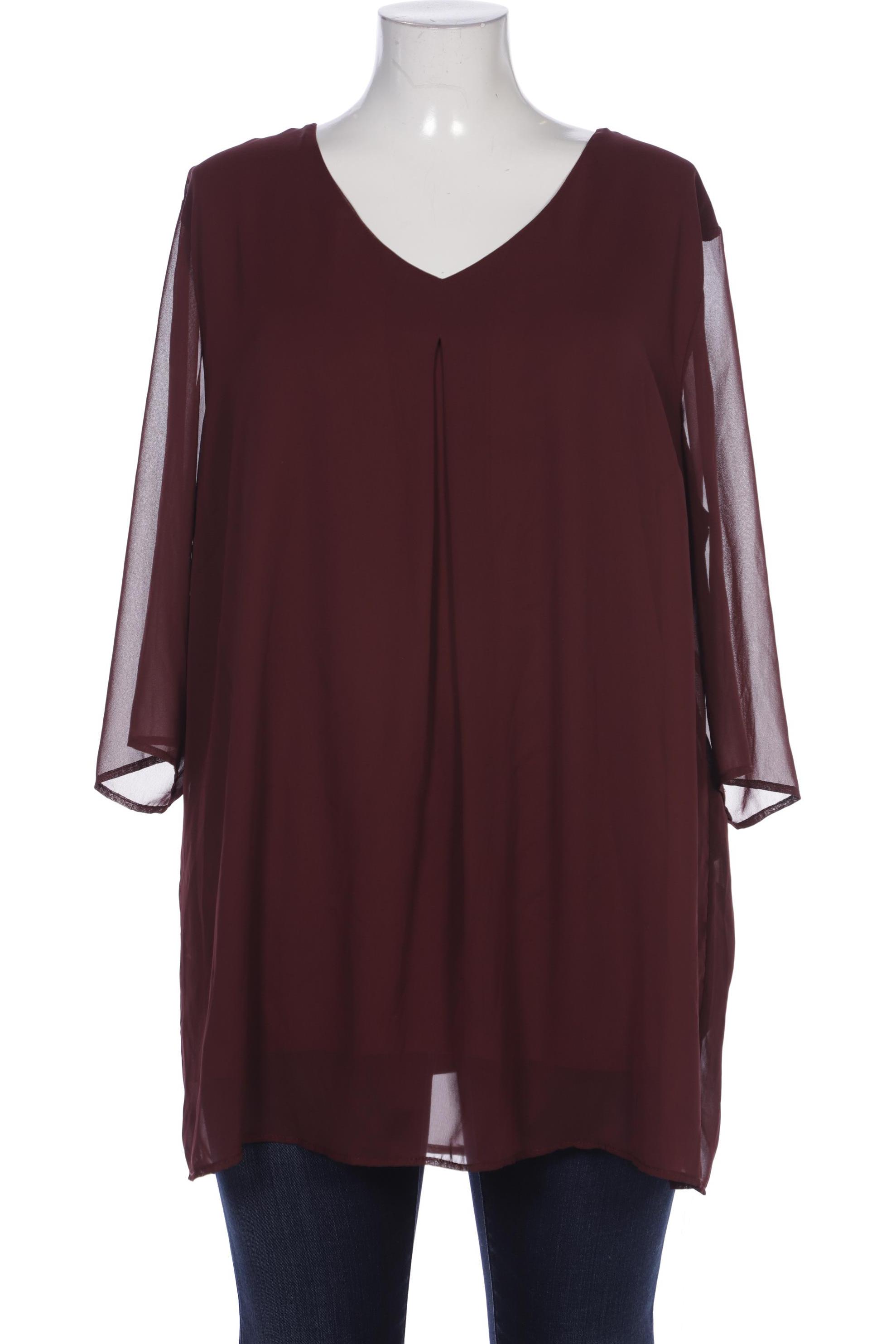 

sheego Damen Bluse, bordeaux, Gr. 50