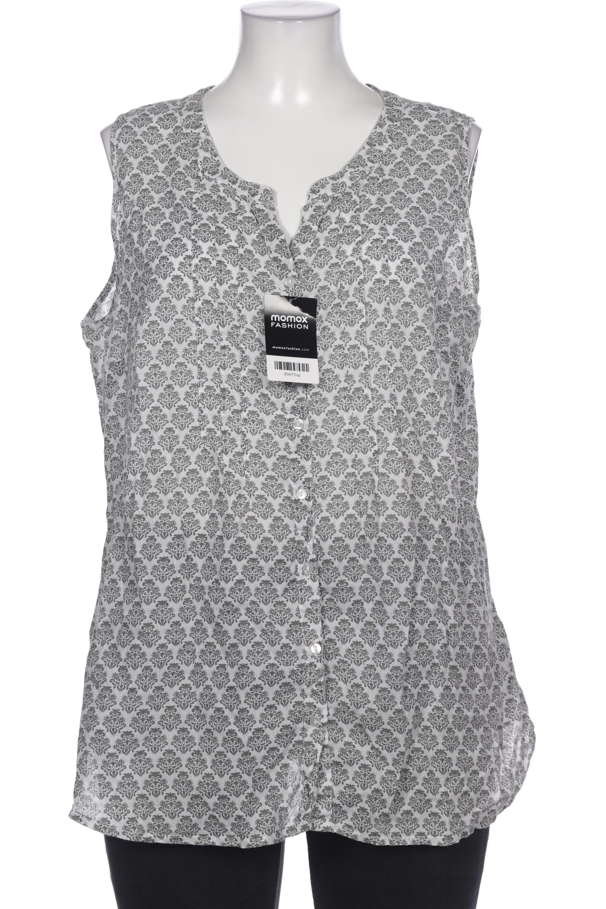 

sheego Damen Bluse, grau