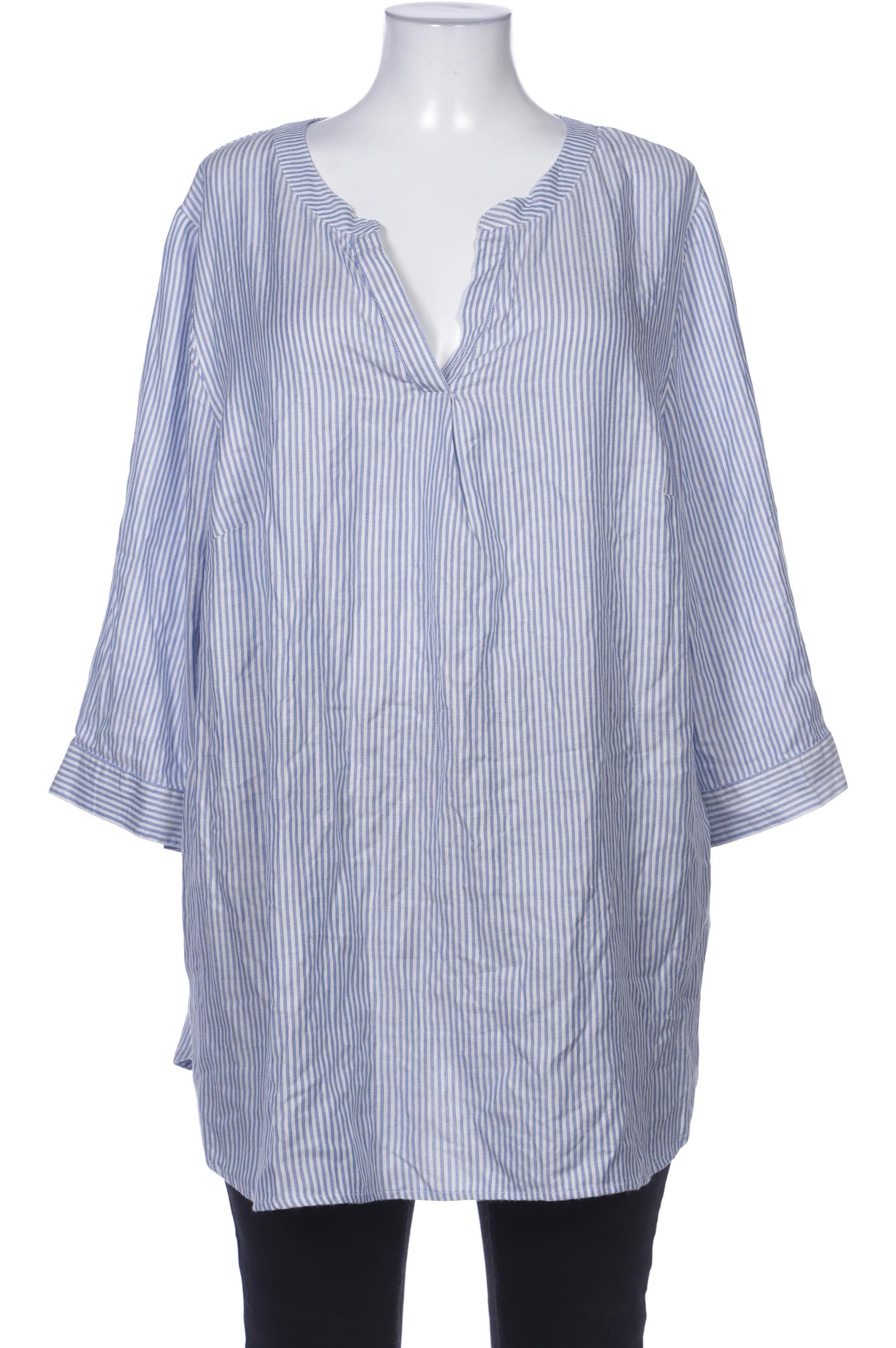 

sheego Damen Bluse, blau, Gr. 52