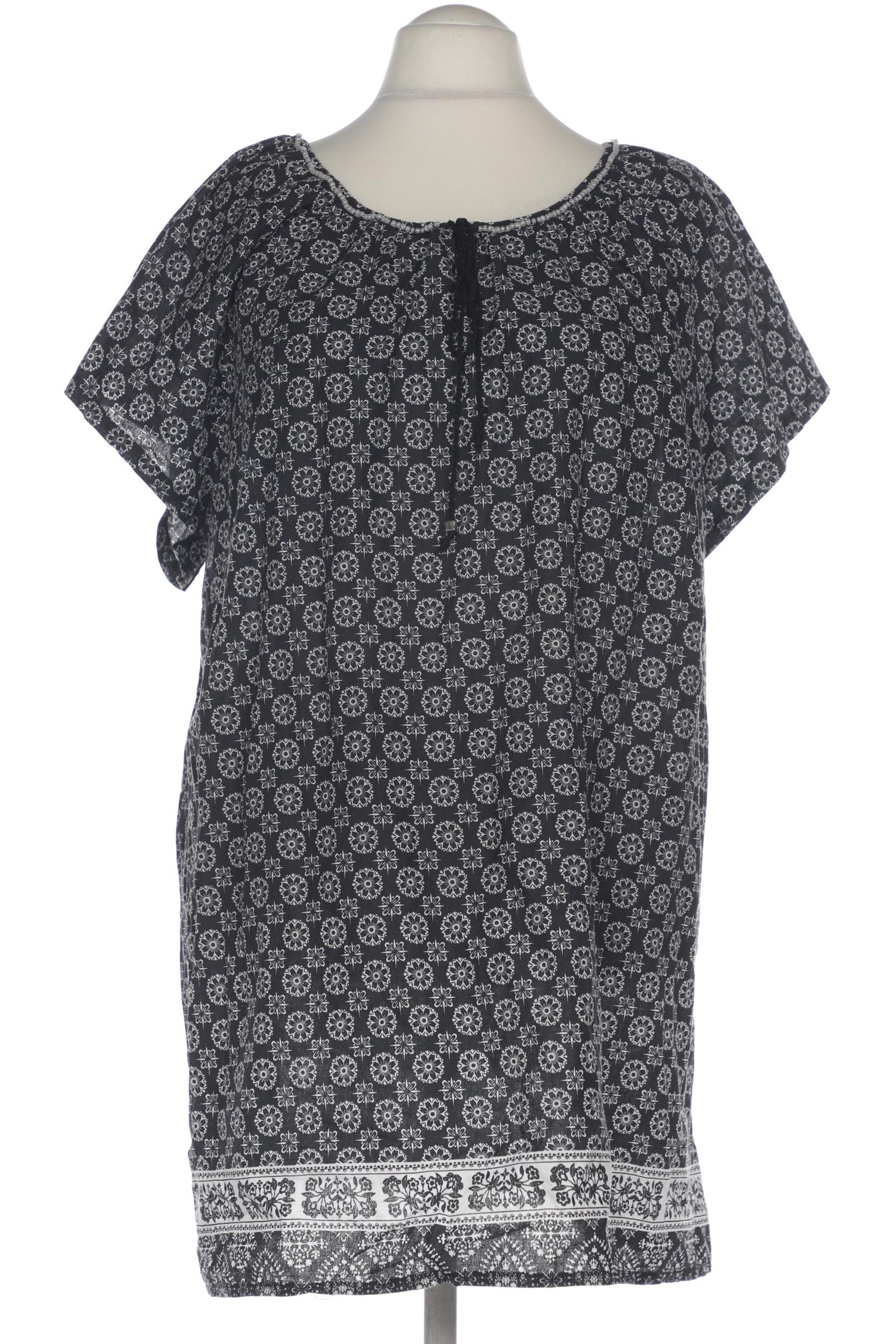 

sheego Damen Bluse, schwarz, Gr. 58