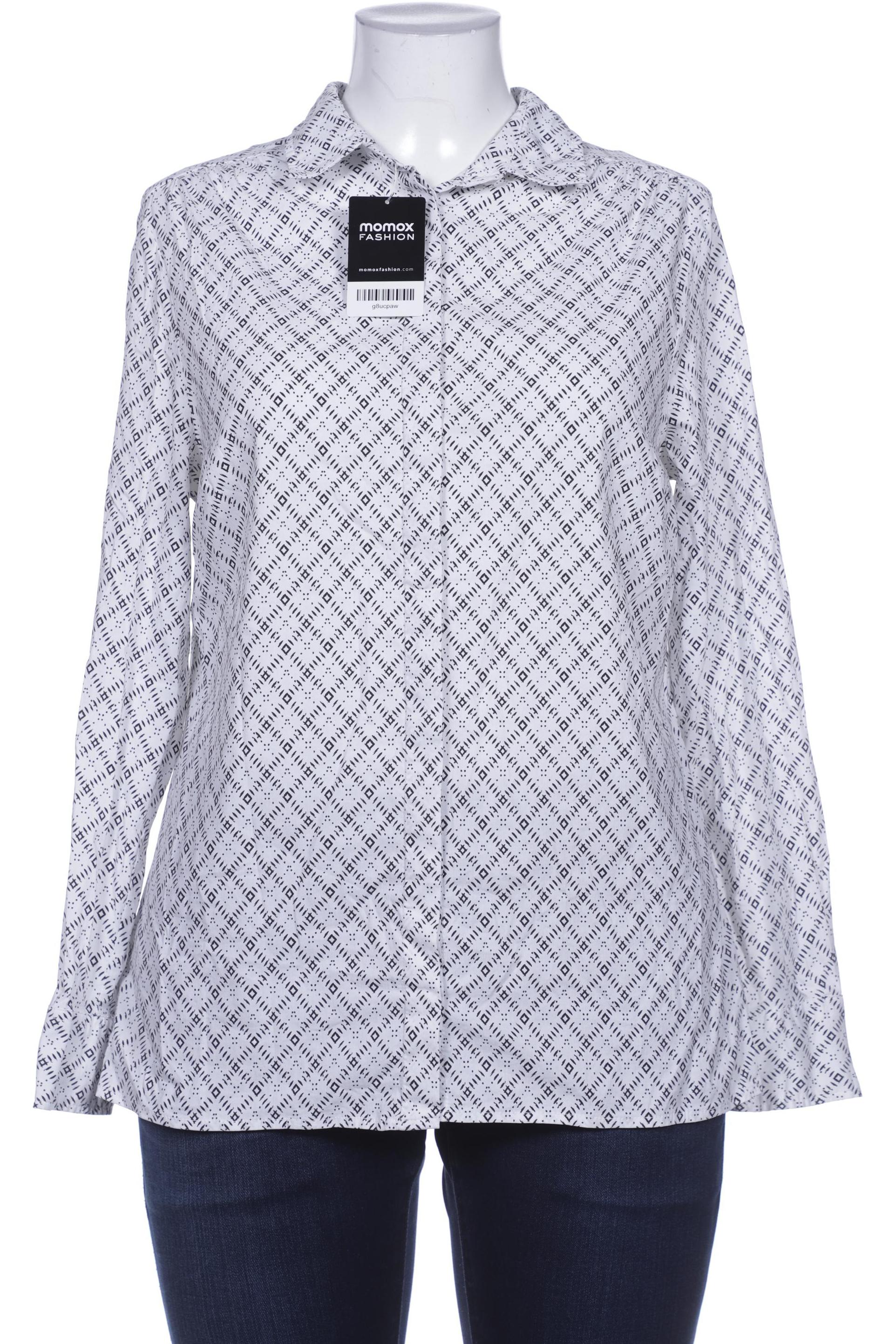 

sheego Damen Bluse, weiß, Gr. 44