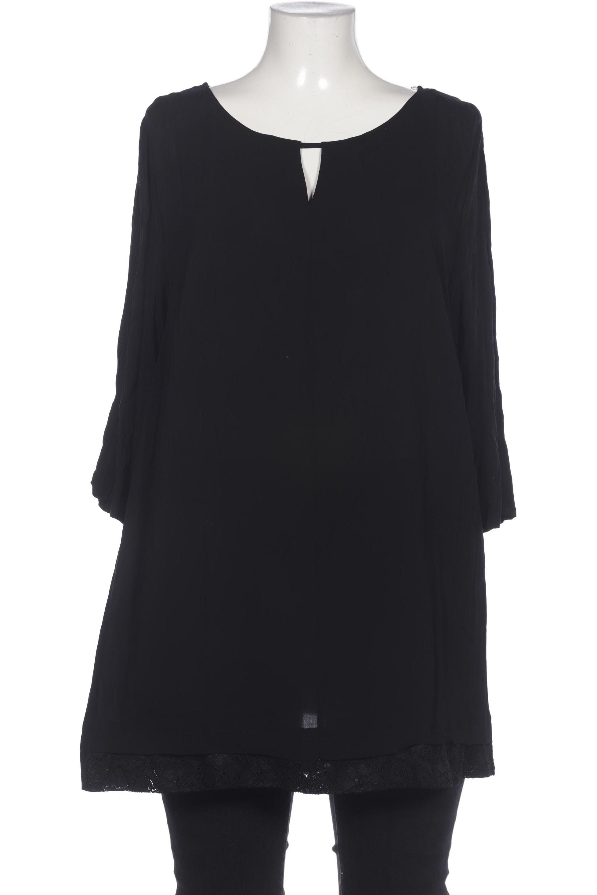 

sheego Damen Bluse, schwarz, Gr. 52