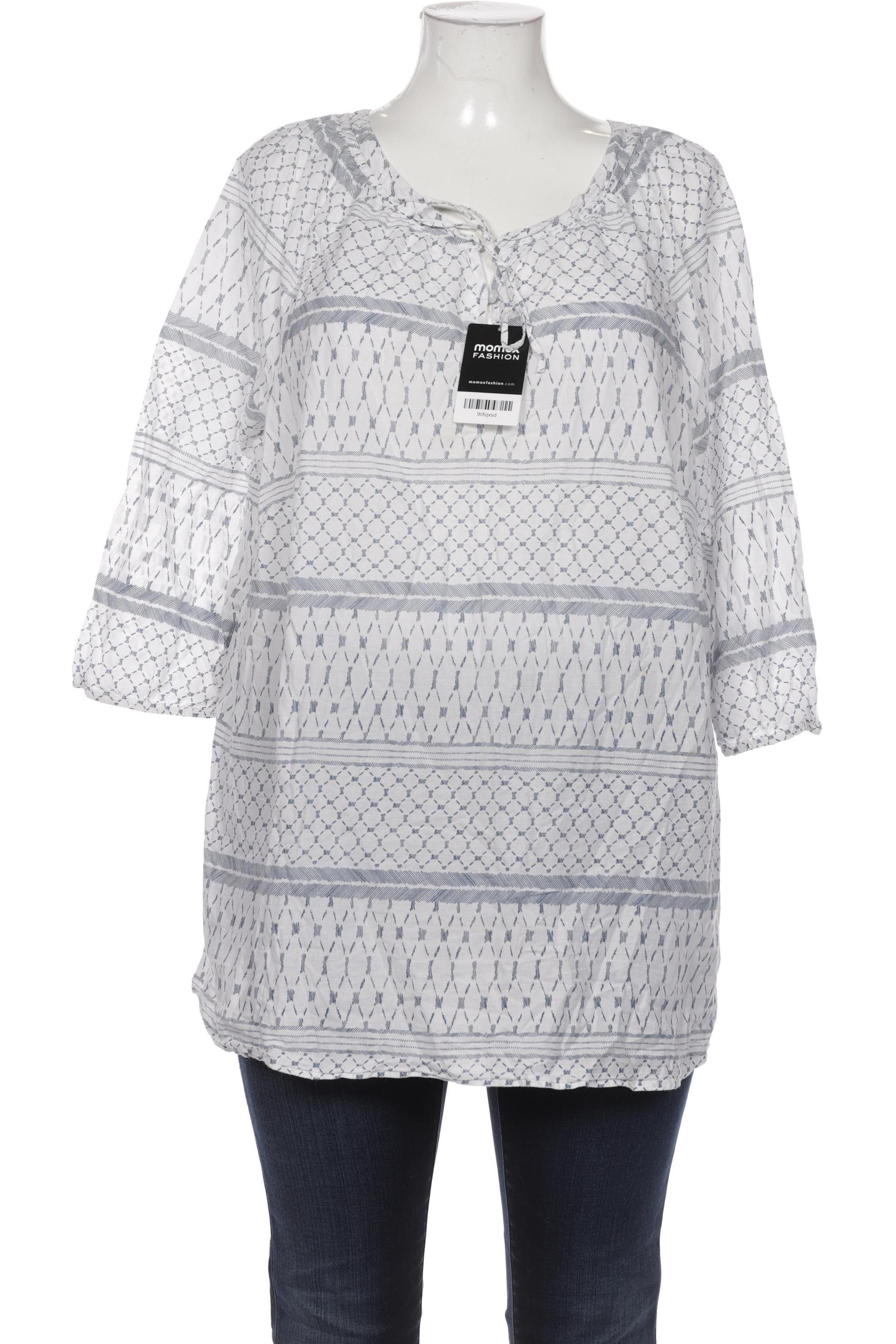 

sheego Damen Bluse, blau, Gr. 52