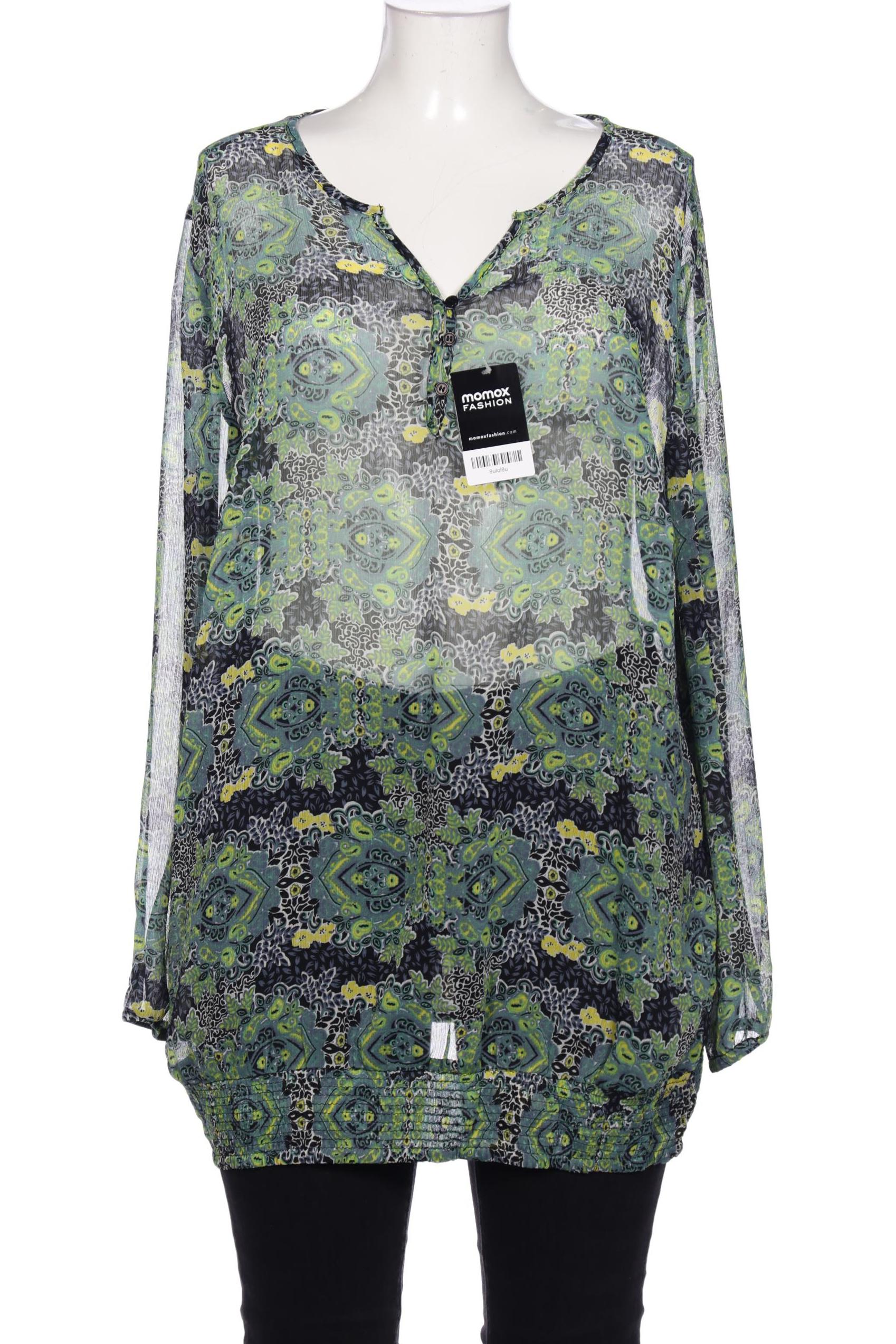 

sheego Damen Bluse, grün, Gr. 48