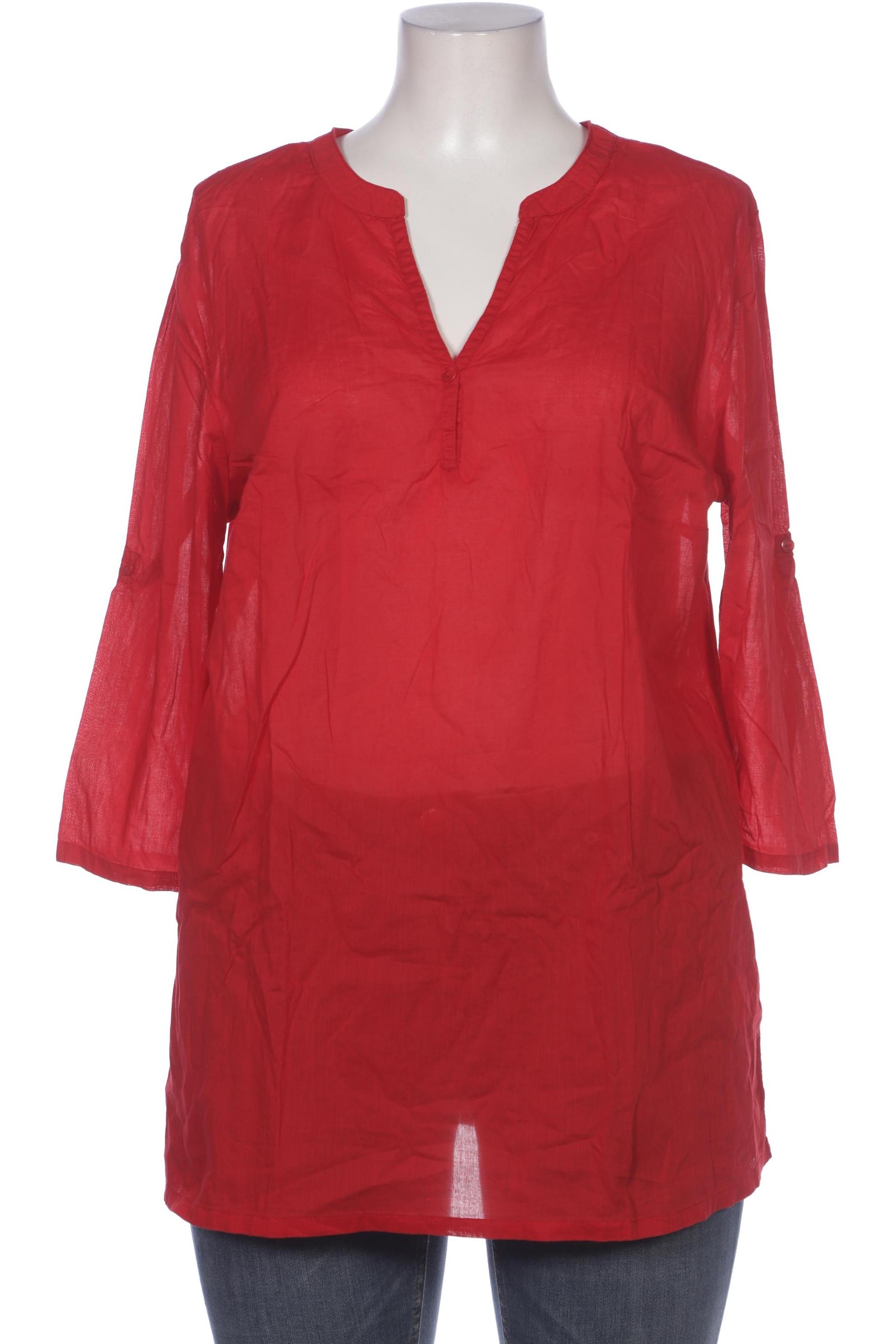 

sheego Damen Bluse, rot, Gr. 44