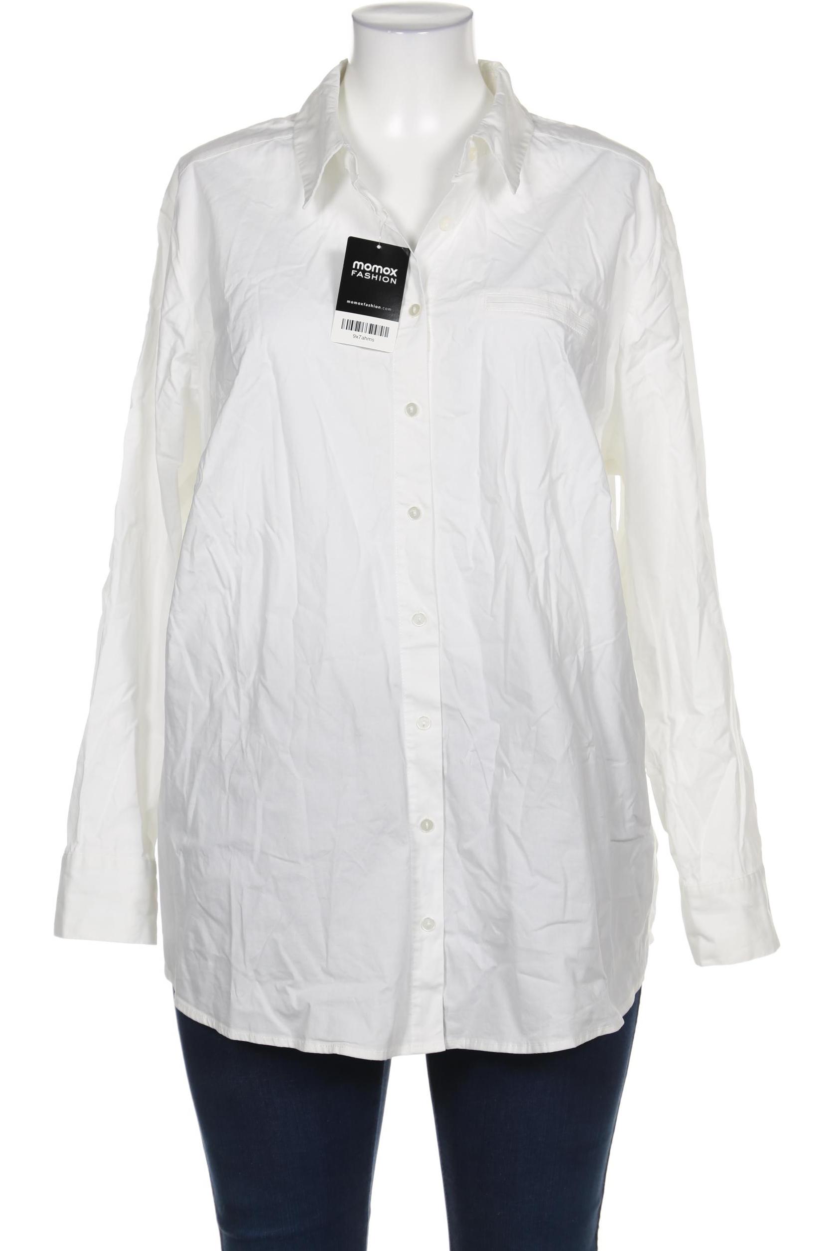 

sheego Damen Bluse, weiß