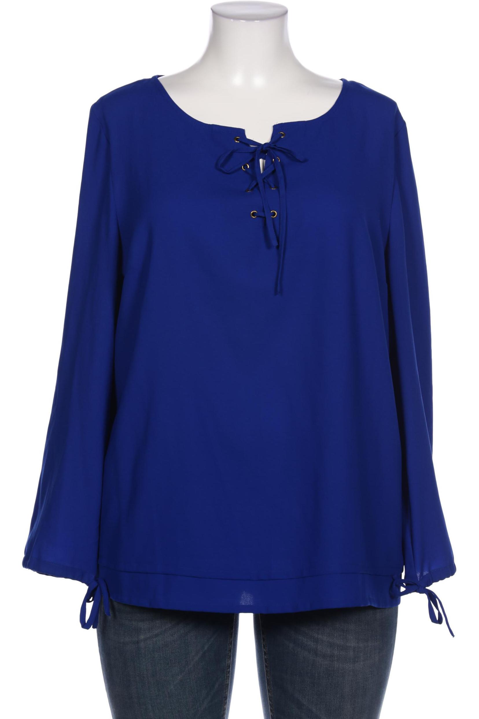 

sheego Damen Bluse, blau, Gr. 46