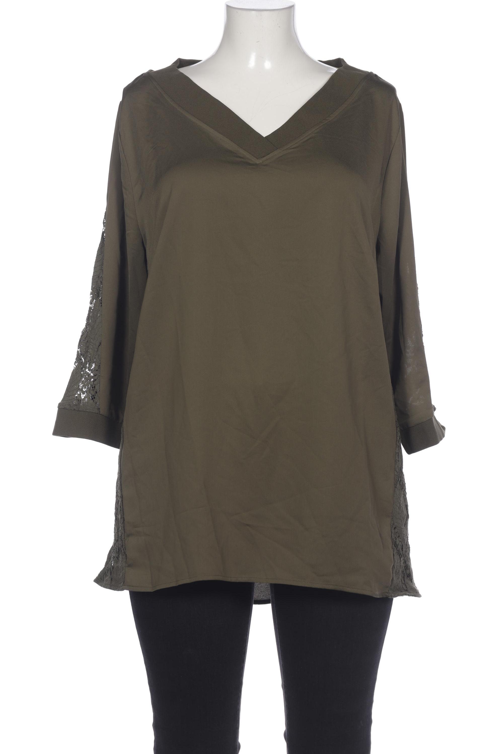 

sheego Damen Bluse, grün, Gr. 48