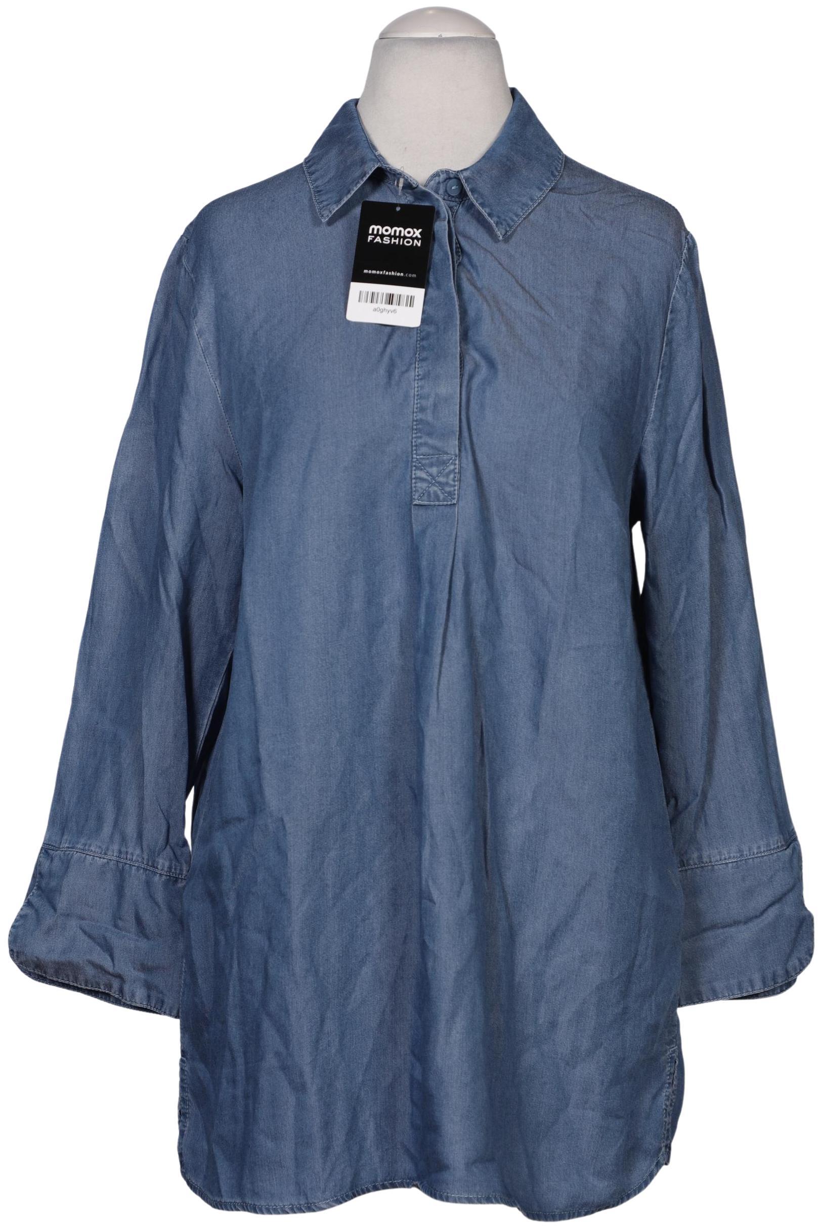 

sheego Damen Bluse, blau, Gr. 40