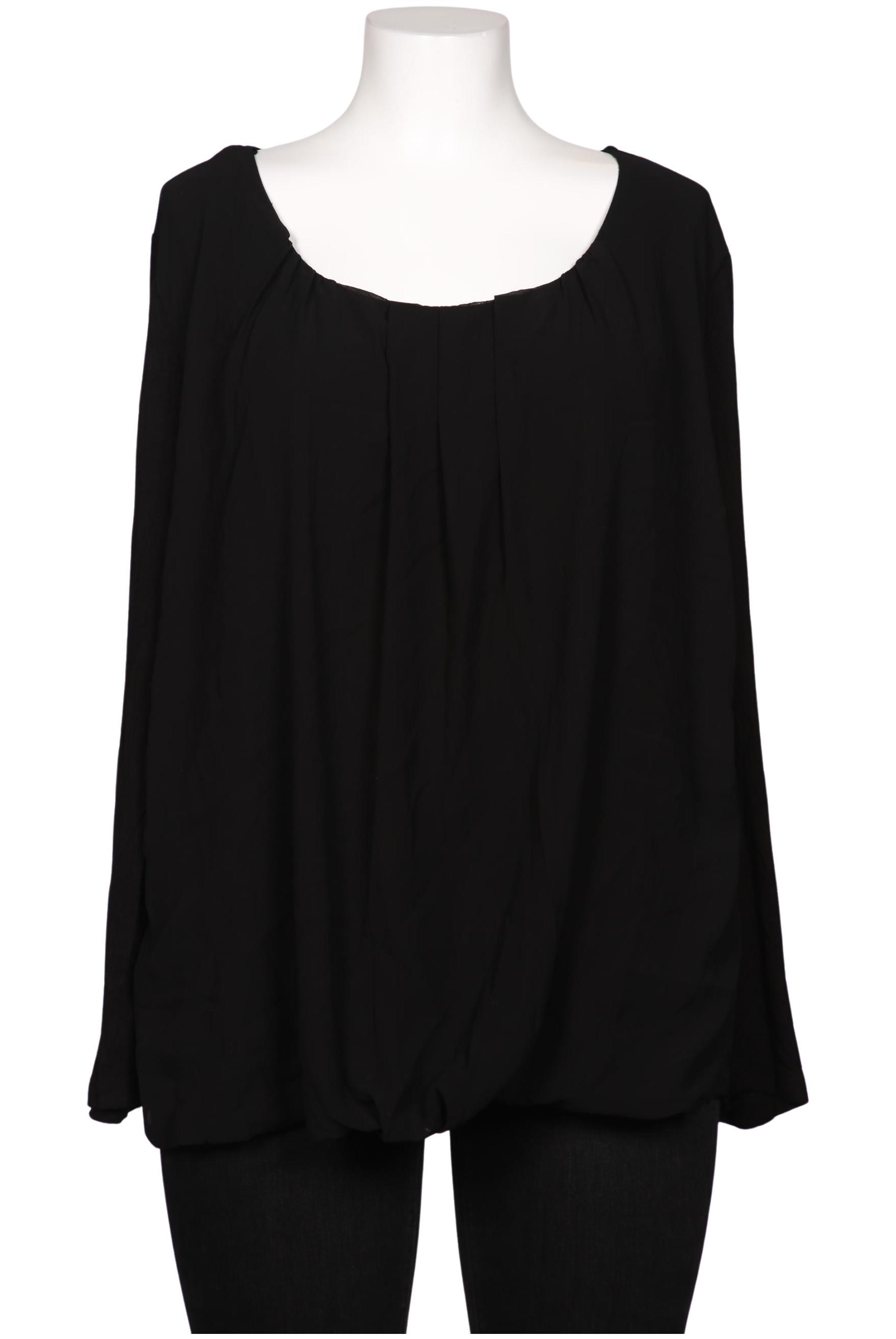 

sheego Damen Bluse, schwarz, Gr. 48