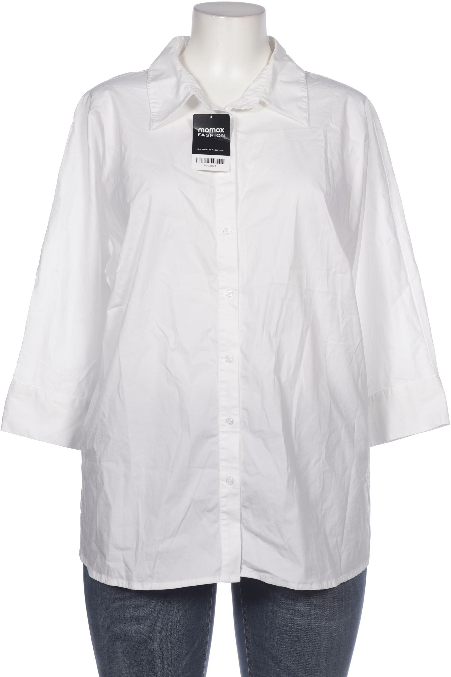 

sheego Damen Bluse, weiß, Gr. 48