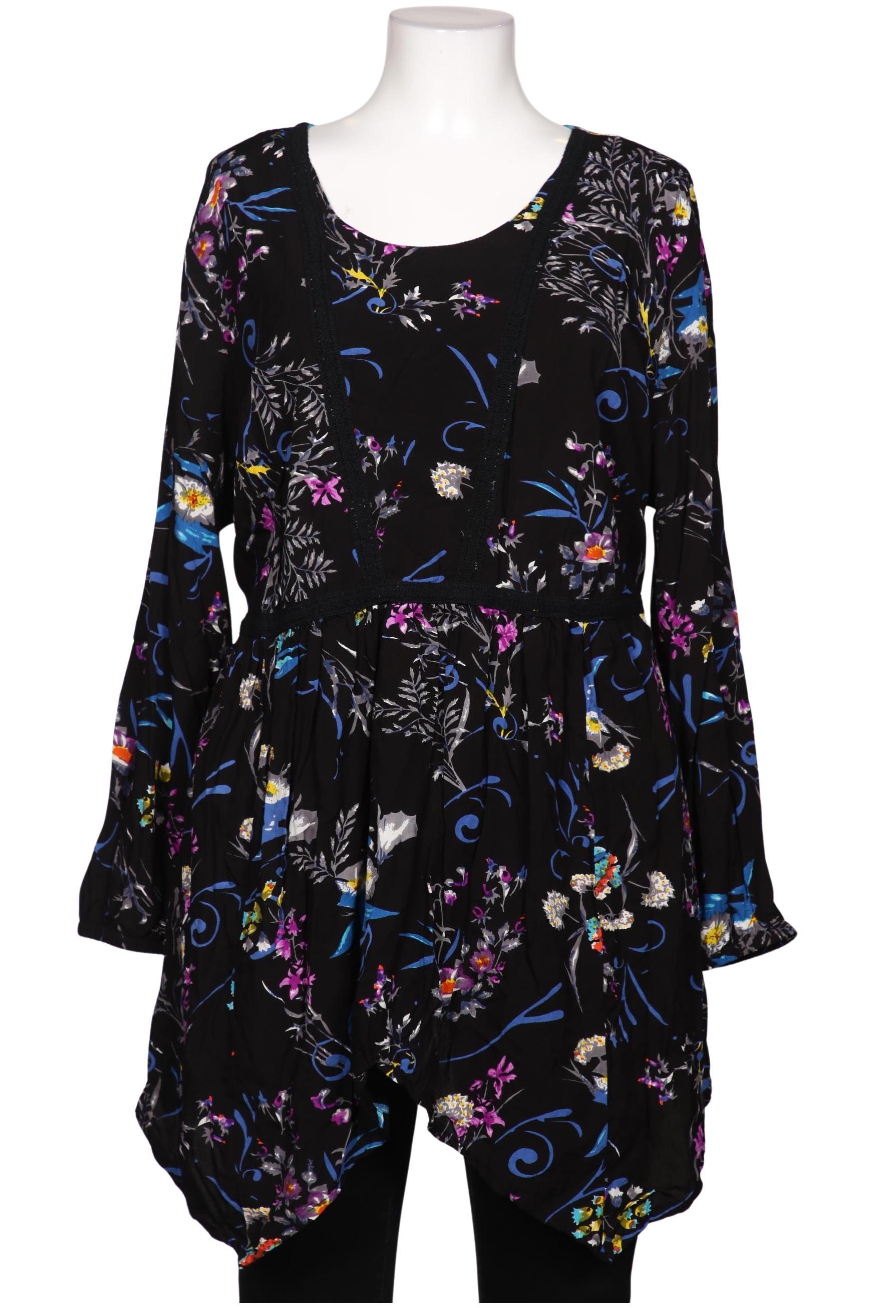 

sheego Damen Bluse, schwarz, Gr. 50