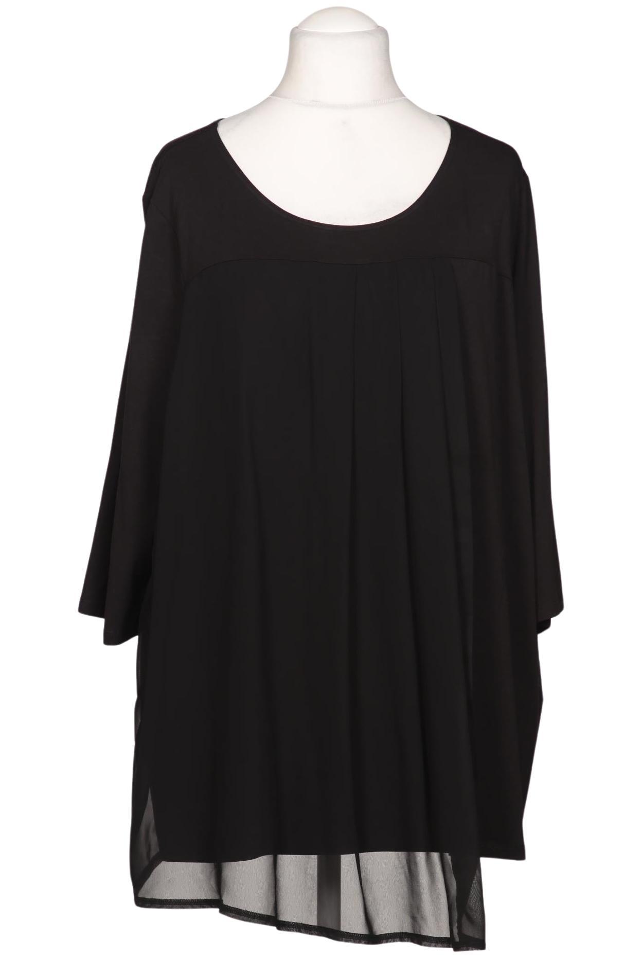 

sheego Damen Bluse, schwarz, Gr. 52