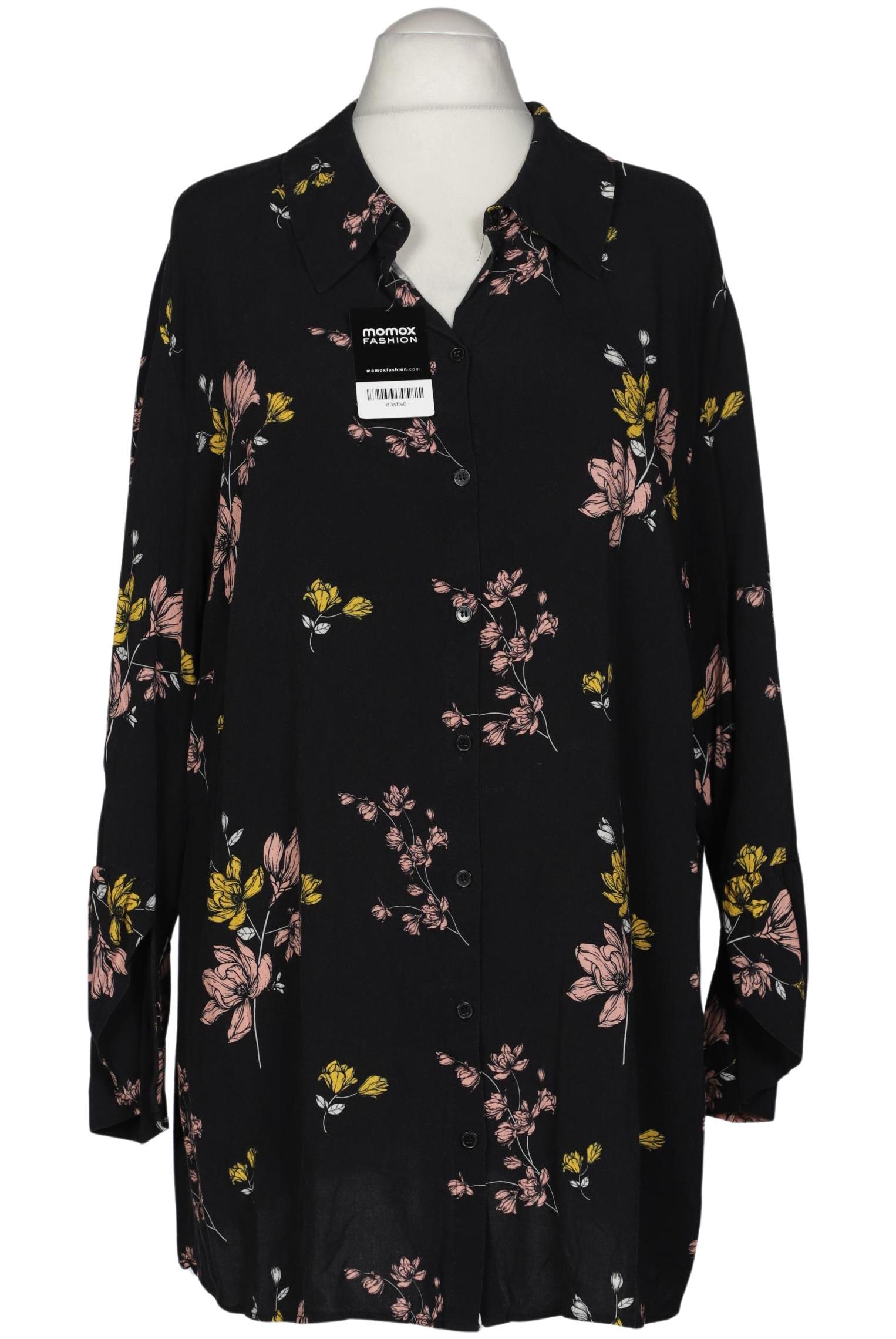 

sheego Damen Bluse, schwarz, Gr. 56