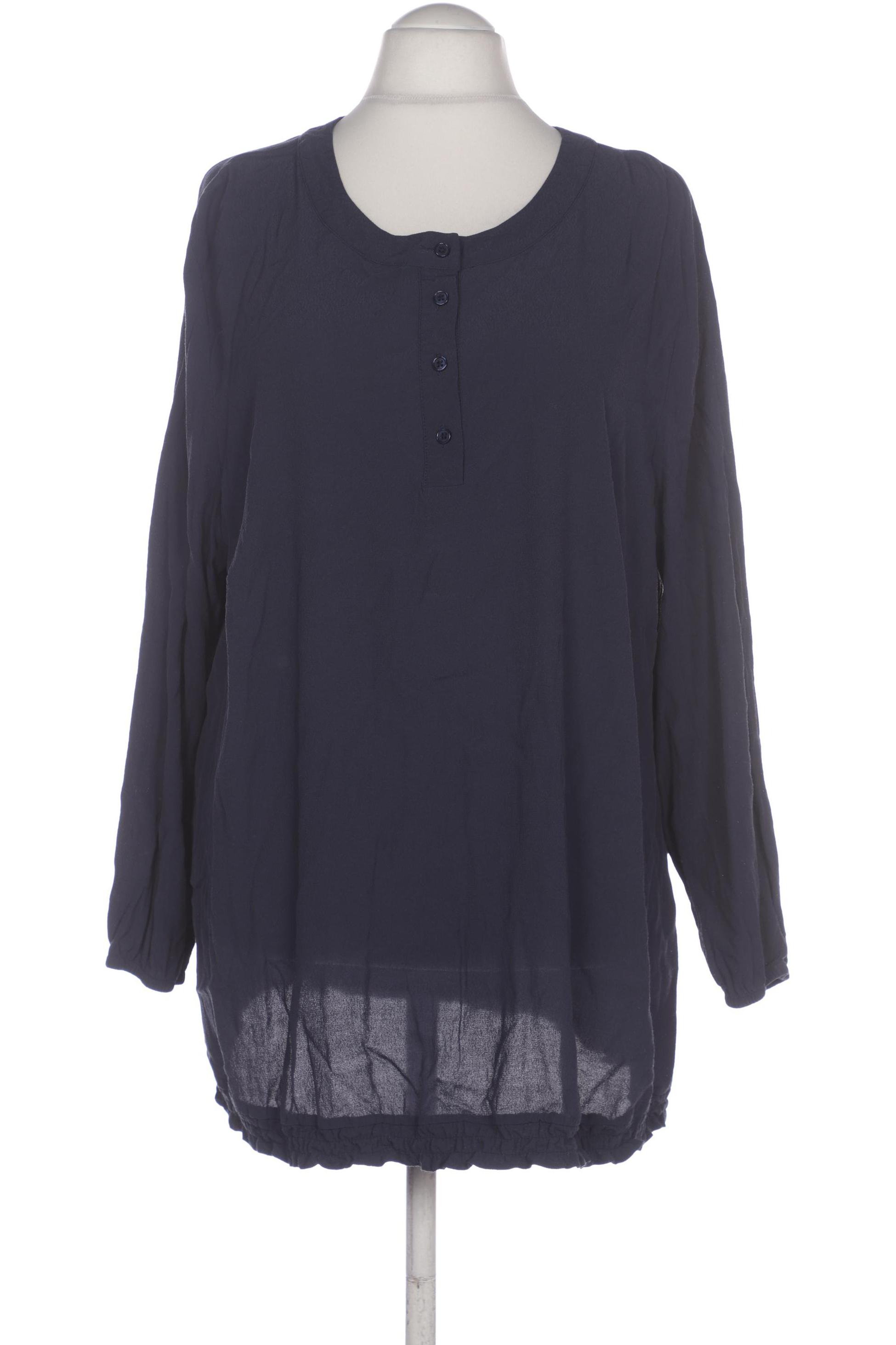 

sheego Damen Bluse, marineblau, Gr. 56