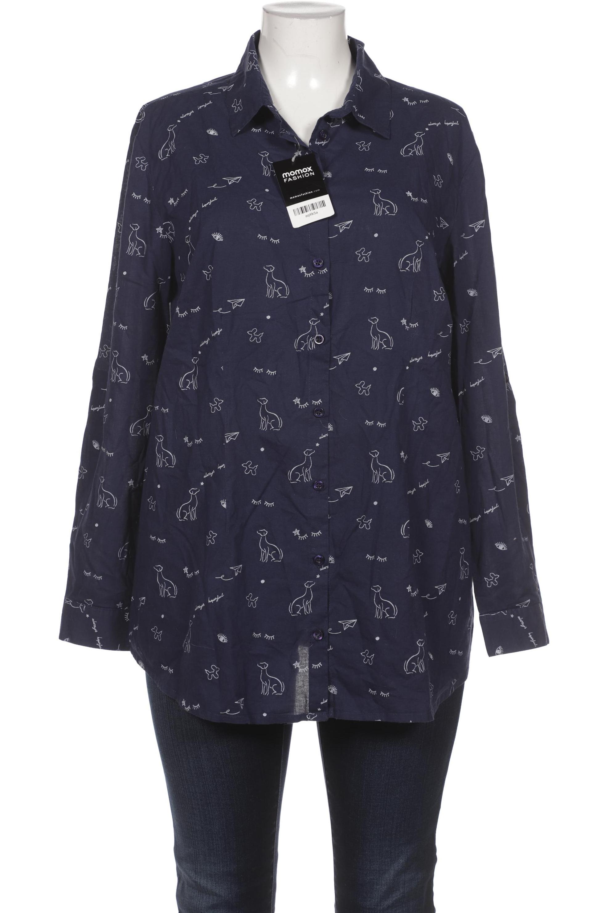 

sheego Damen Bluse, marineblau