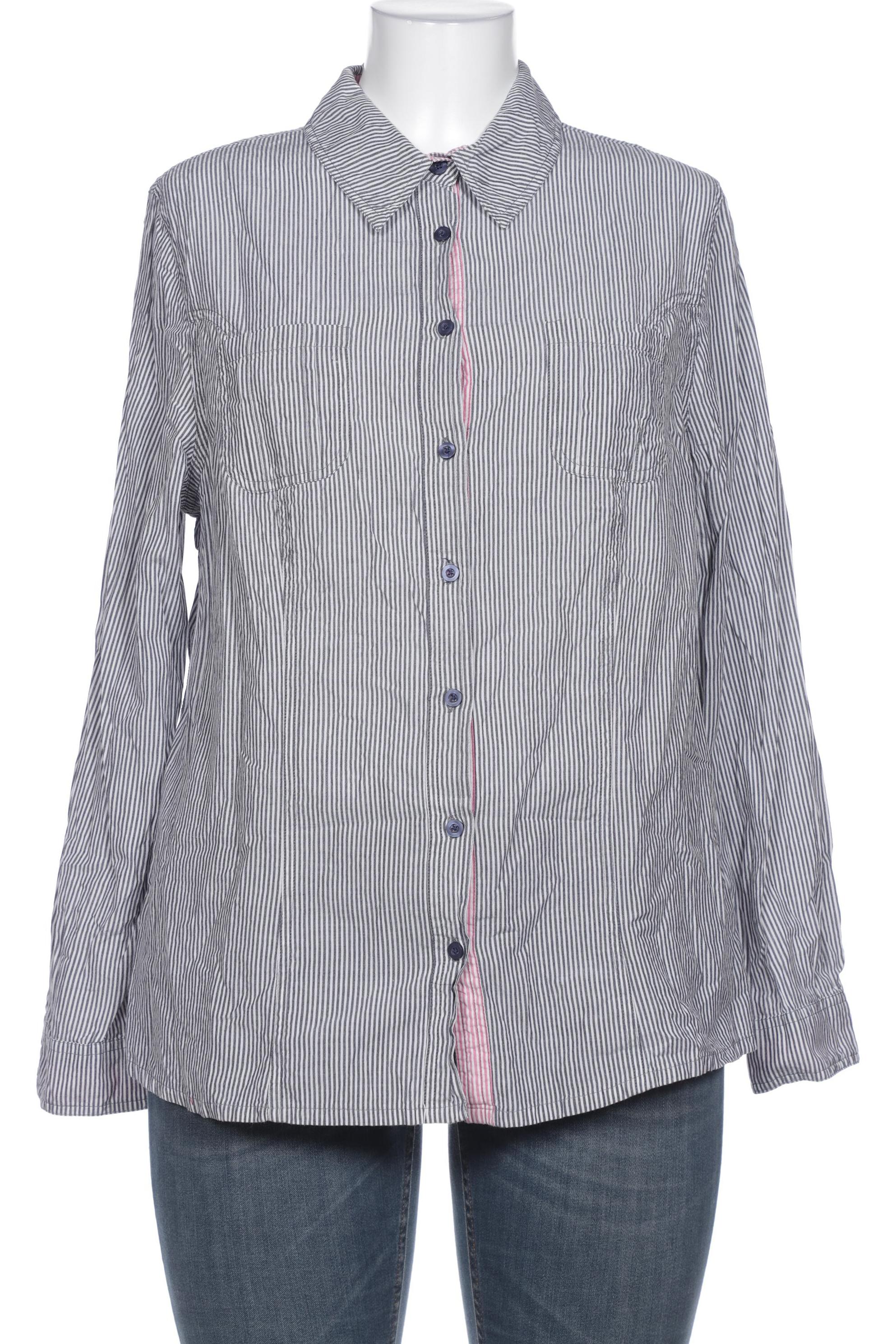 

sheego Damen Bluse, grau