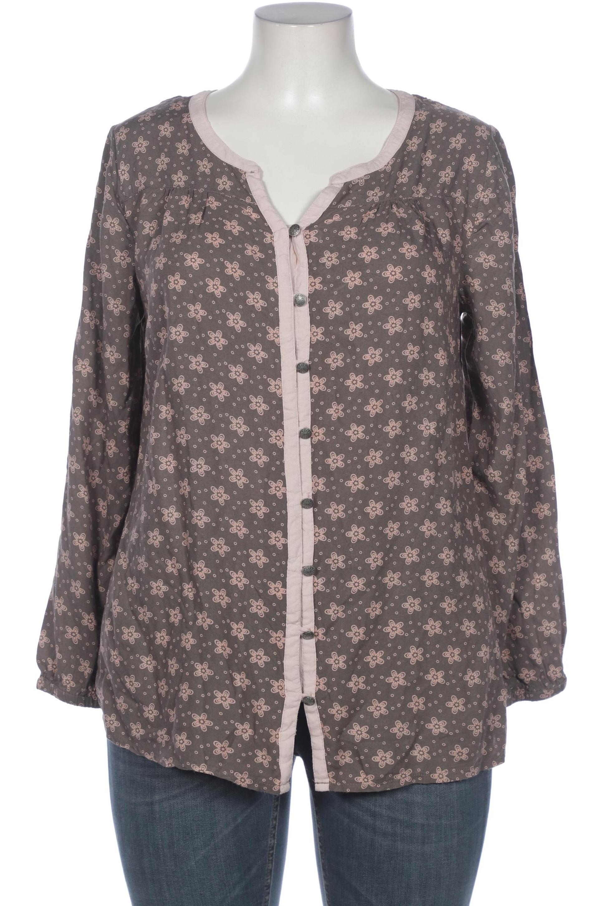 

sheego Damen Bluse, braun, Gr. 42