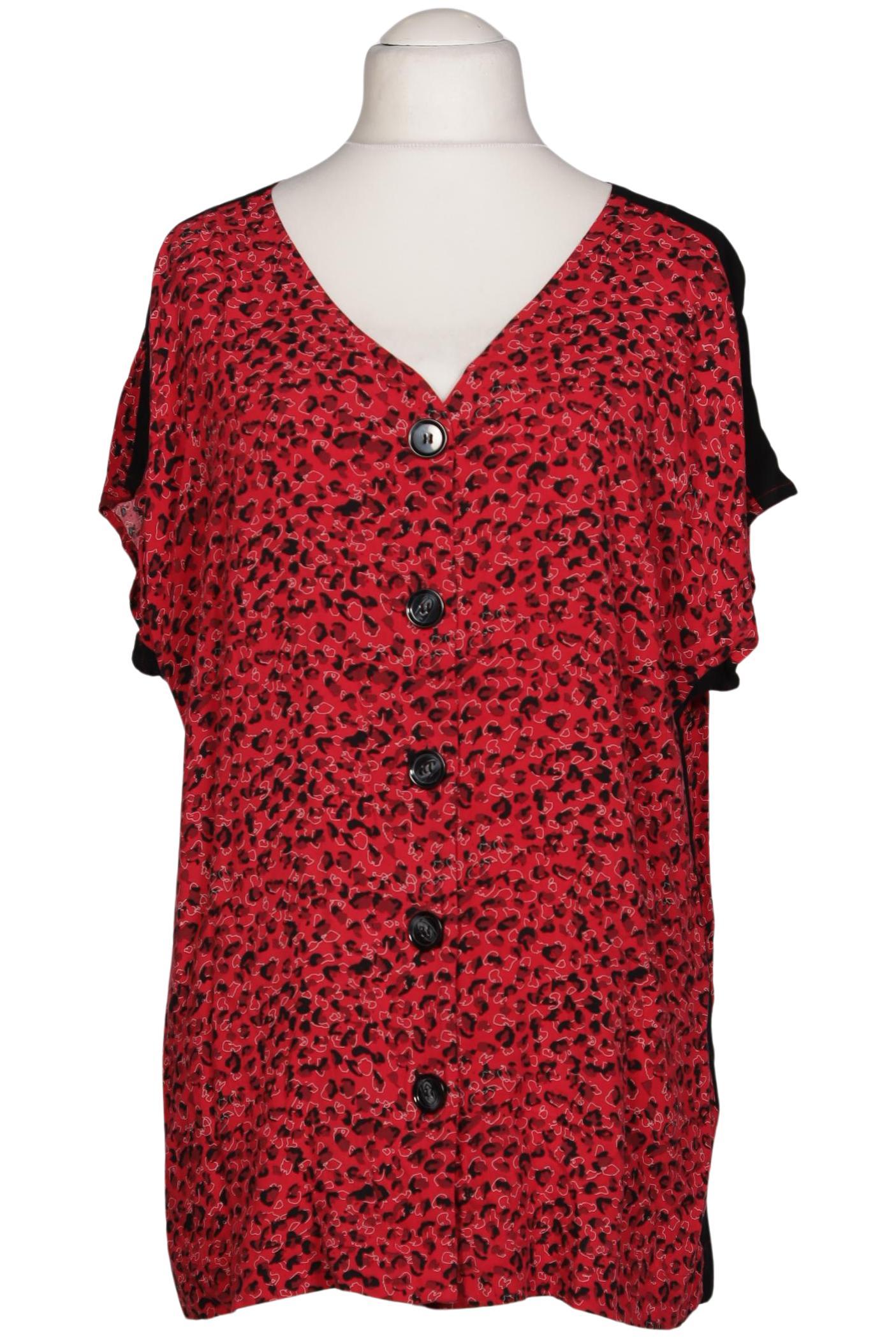 

sheego Damen Bluse, rot, Gr. 46