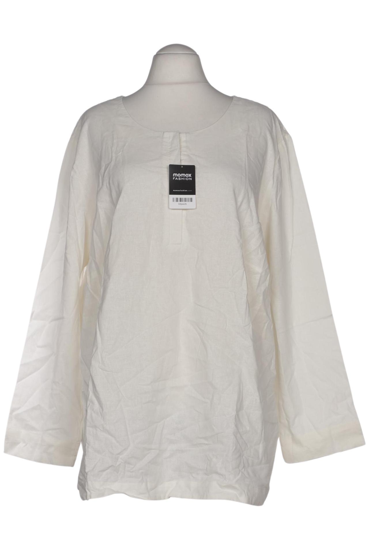 

sheego Damen Bluse, weiß, Gr. 54