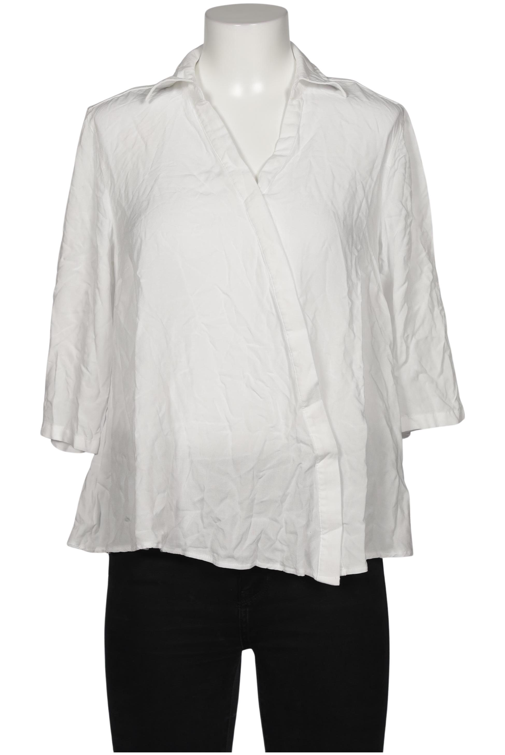 

sheego Damen Bluse, weiß, Gr. 40