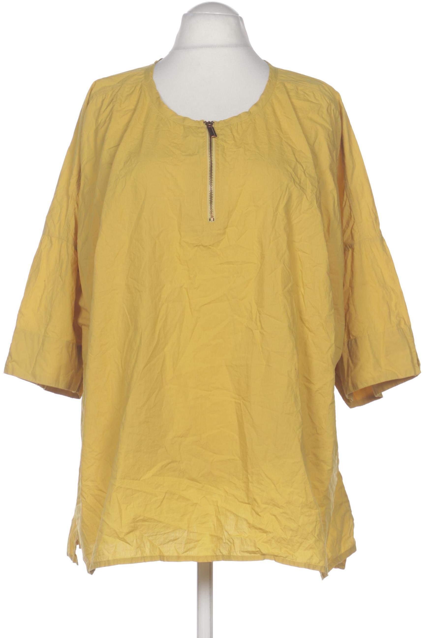 

sheego Damen Bluse, gelb, Gr. 56